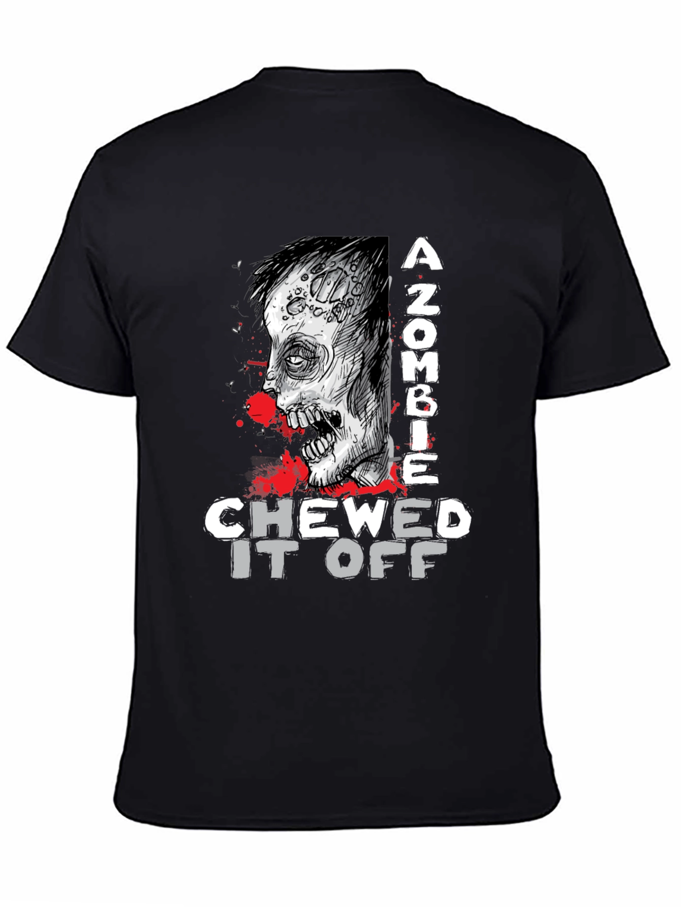 Zombie Chewed It Off Graphic Tee