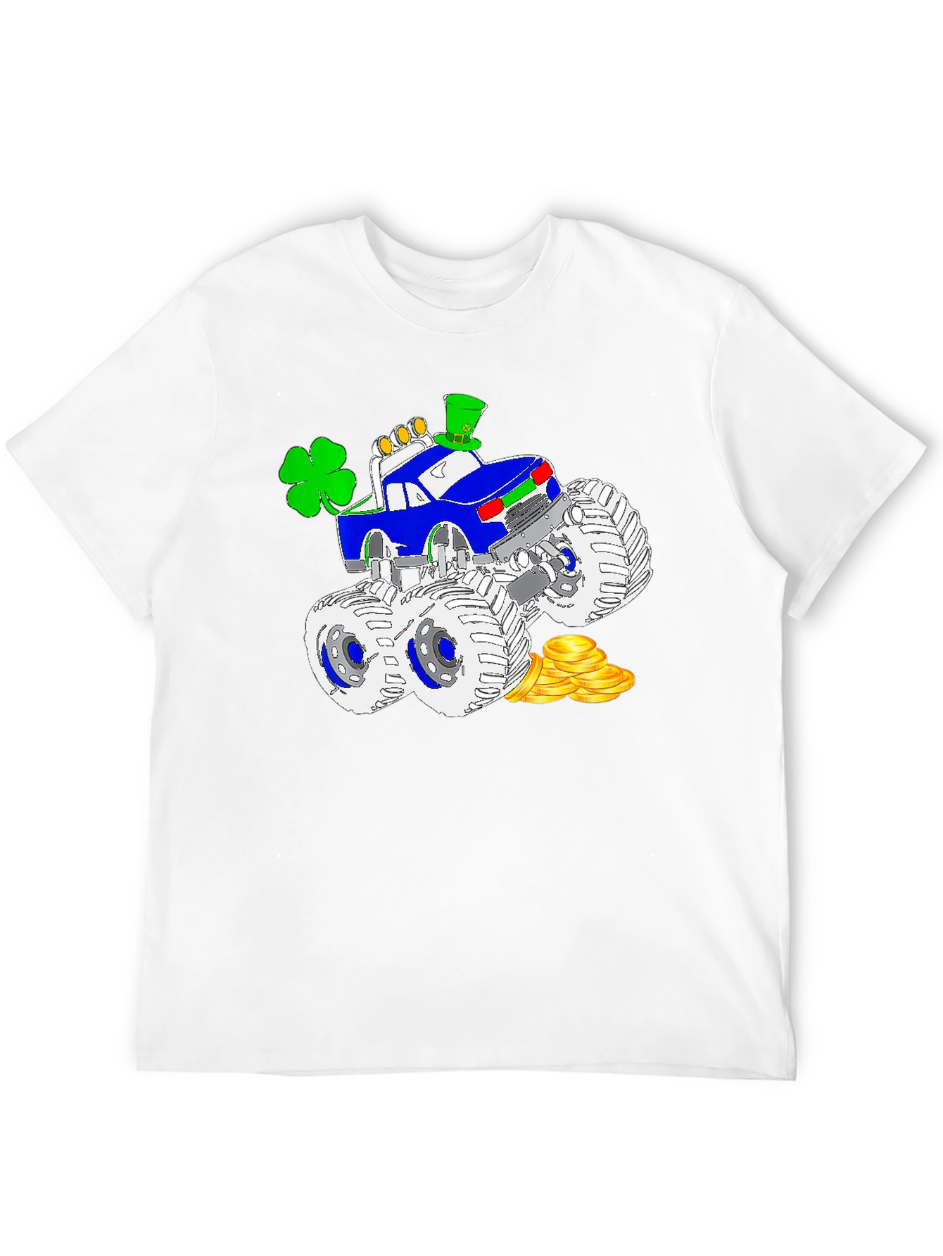 St. Patricks Monster Truck Graphic T-Shirt