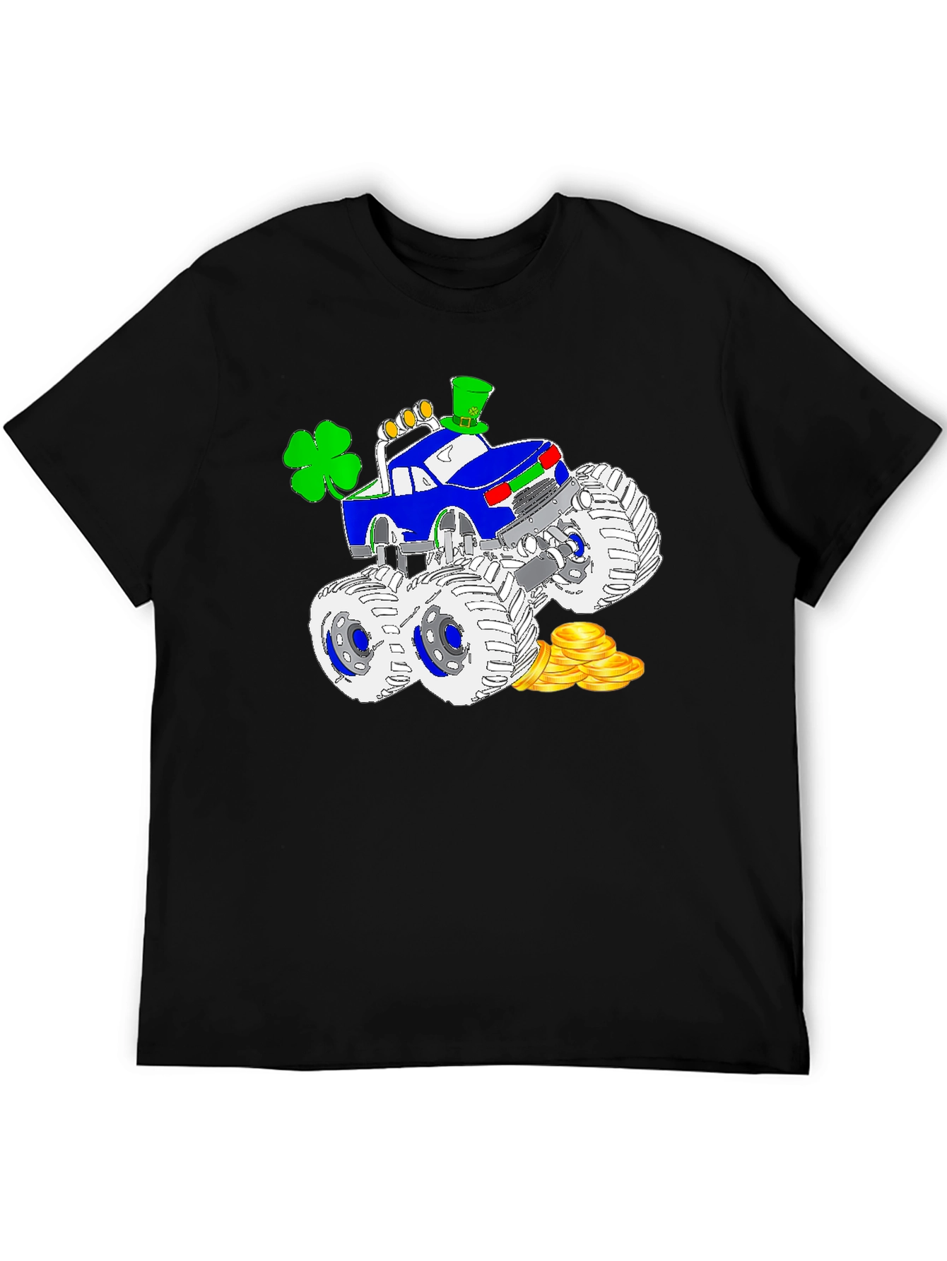 St. Patricks Monster Truck Graphic T-Shirt