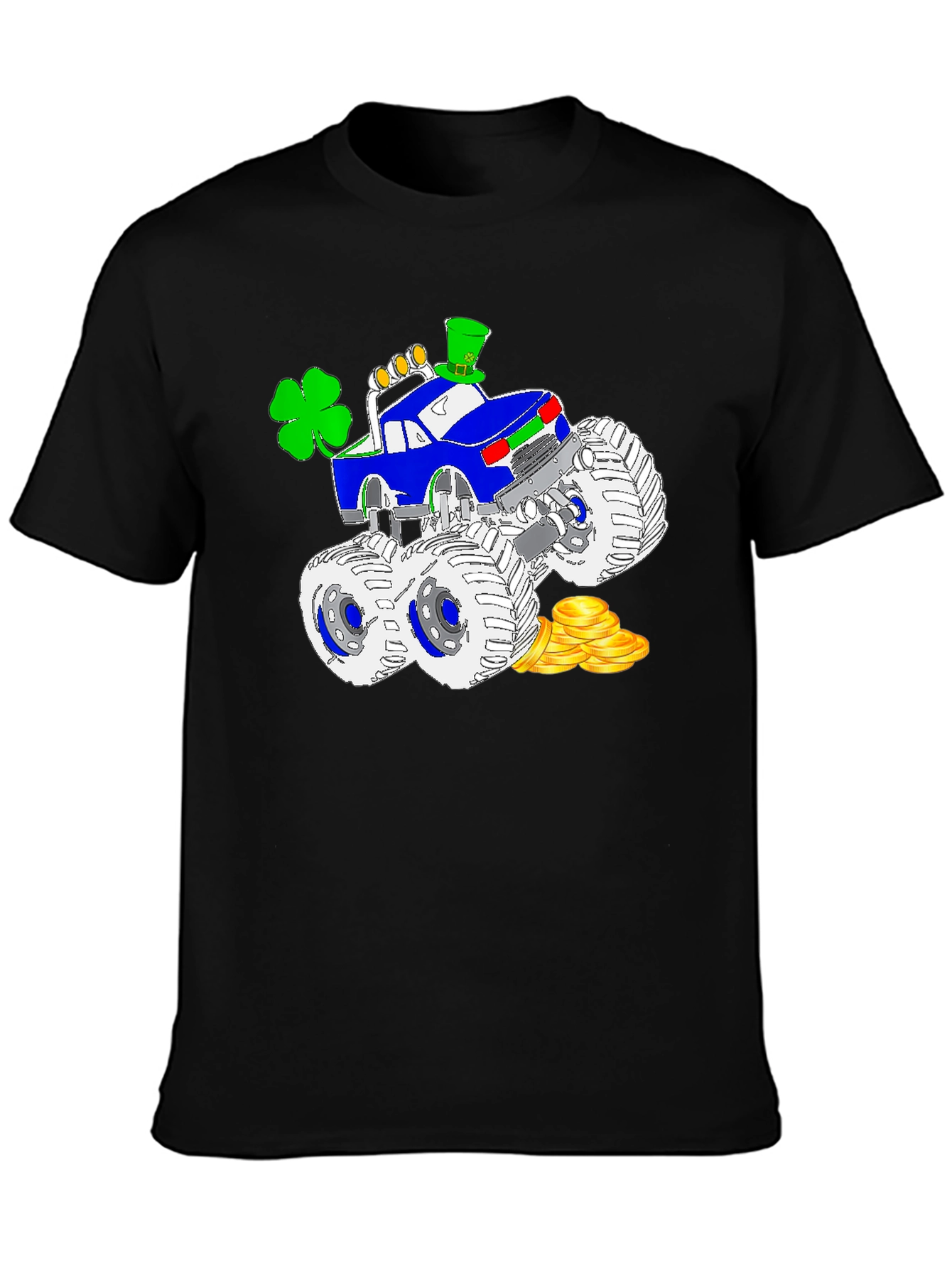 St. Patricks Monster Truck Graphic T-Shirt