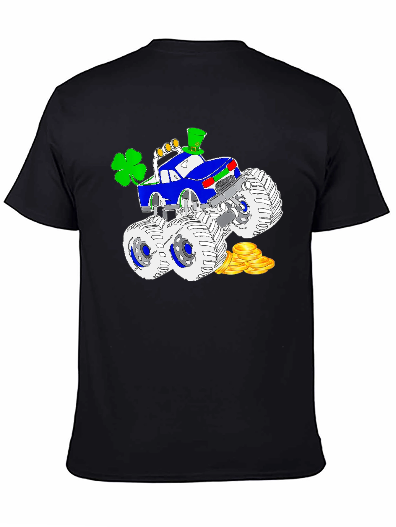 St. Patricks Monster Truck Graphic T-Shirt