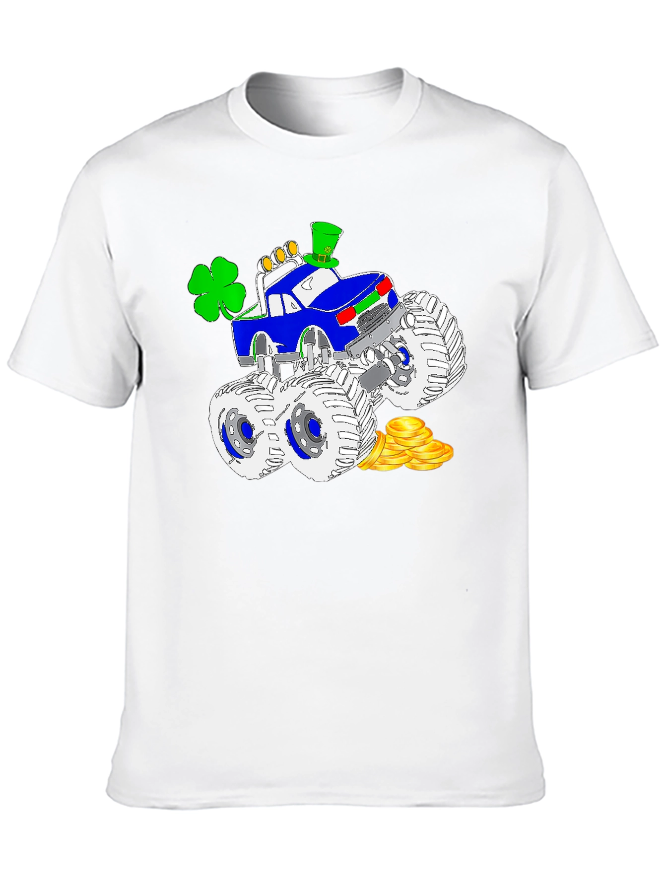 St. Patricks Monster Truck Graphic T-Shirt