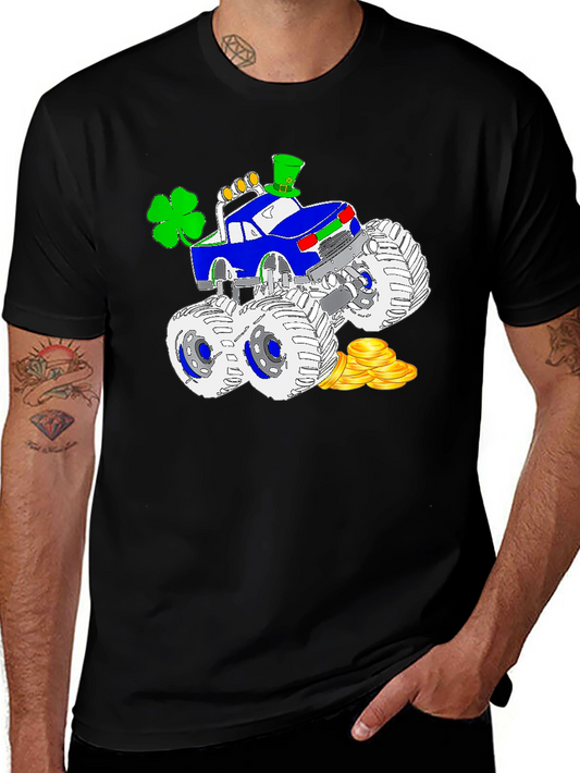 St. Patricks Monster Truck Graphic T-Shirt