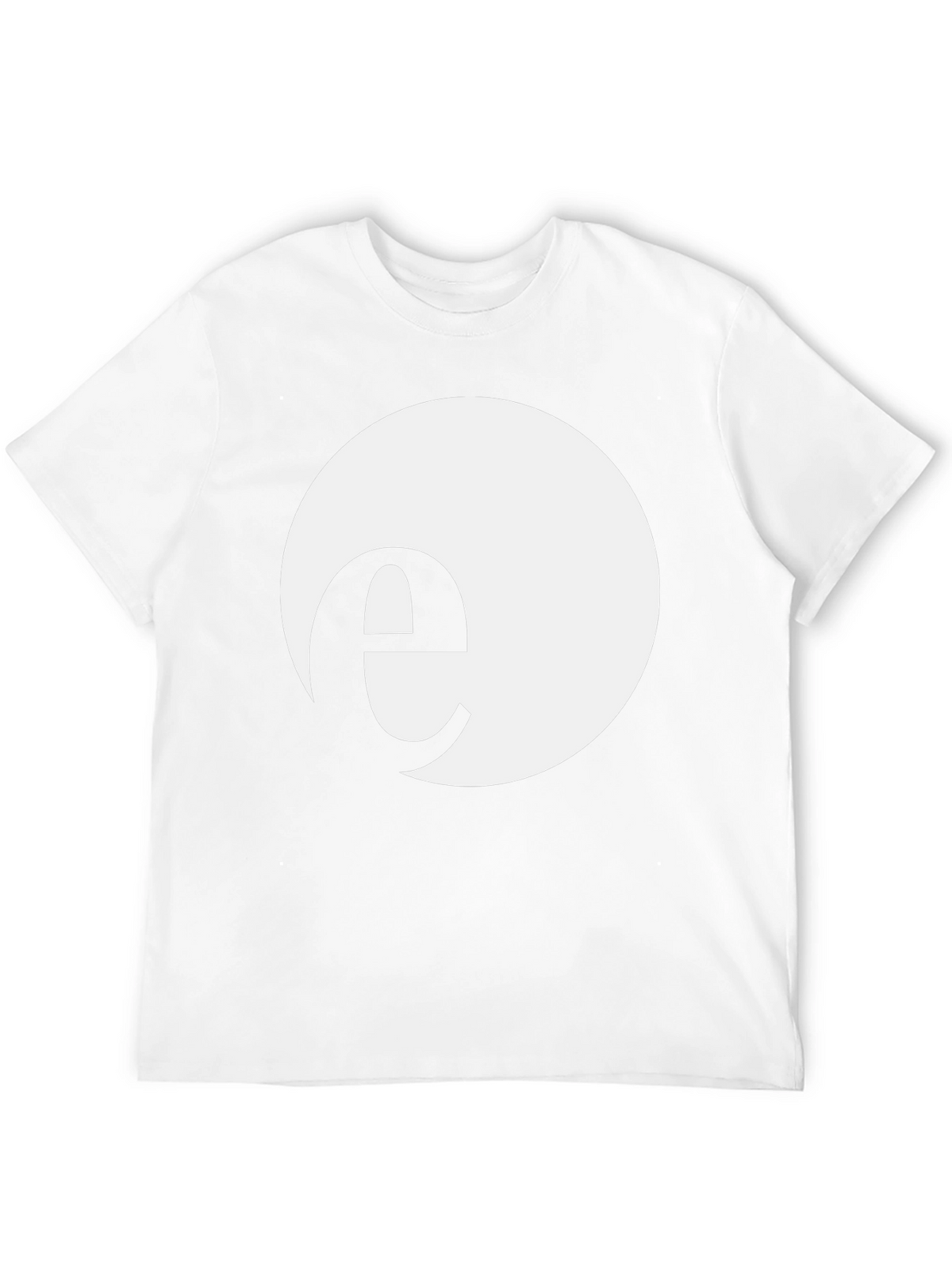 Minimalist e Circle Black T-Shirt