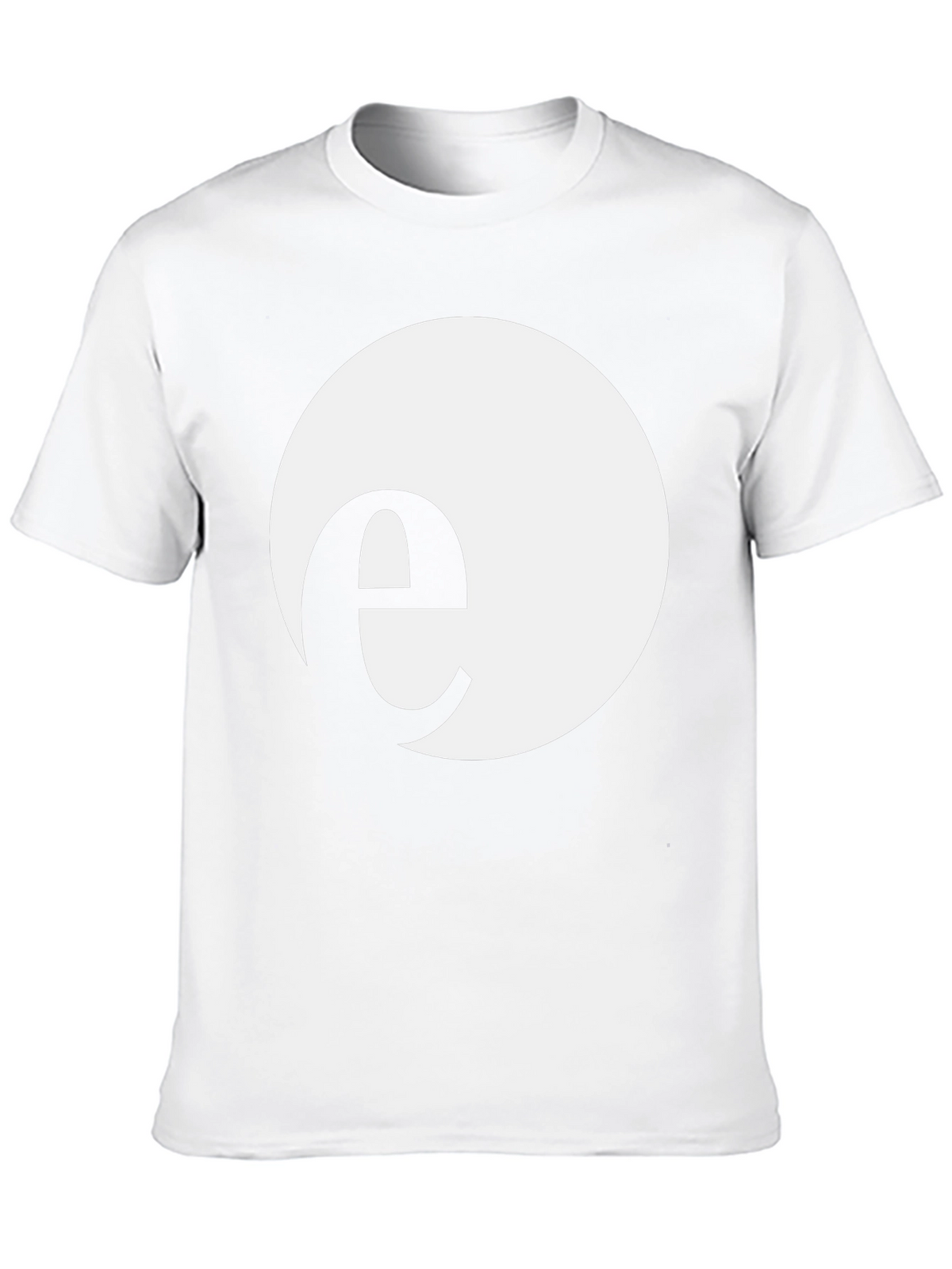 Minimalist e Circle Black T-Shirt