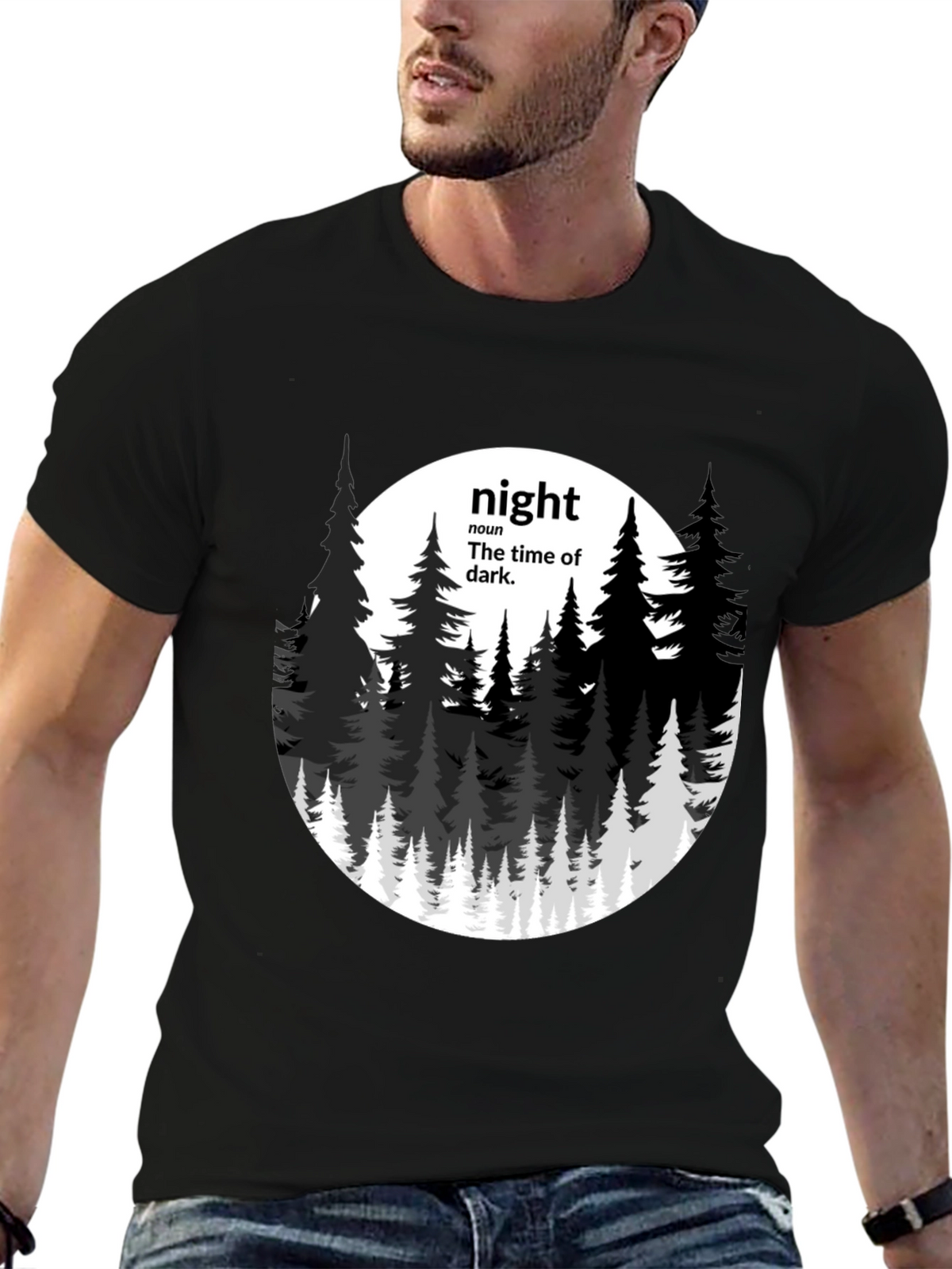 Night Definition Graphic Tee - Mens