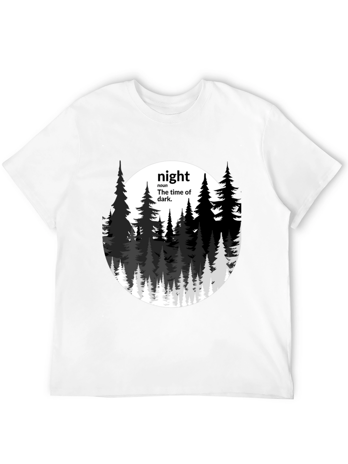 Night Definition Graphic Tee - Mens