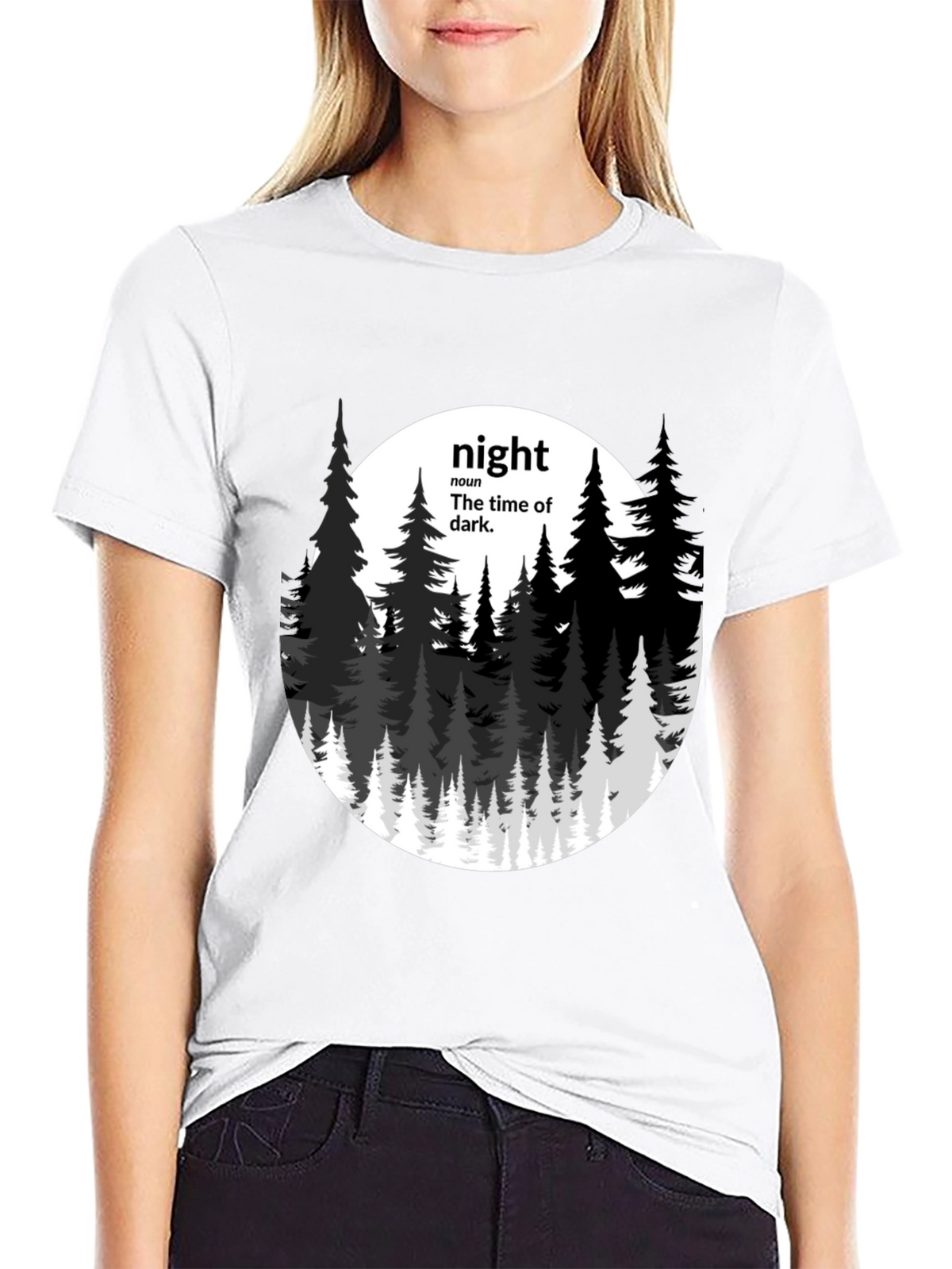 Night Definition Graphic Tee - Mens