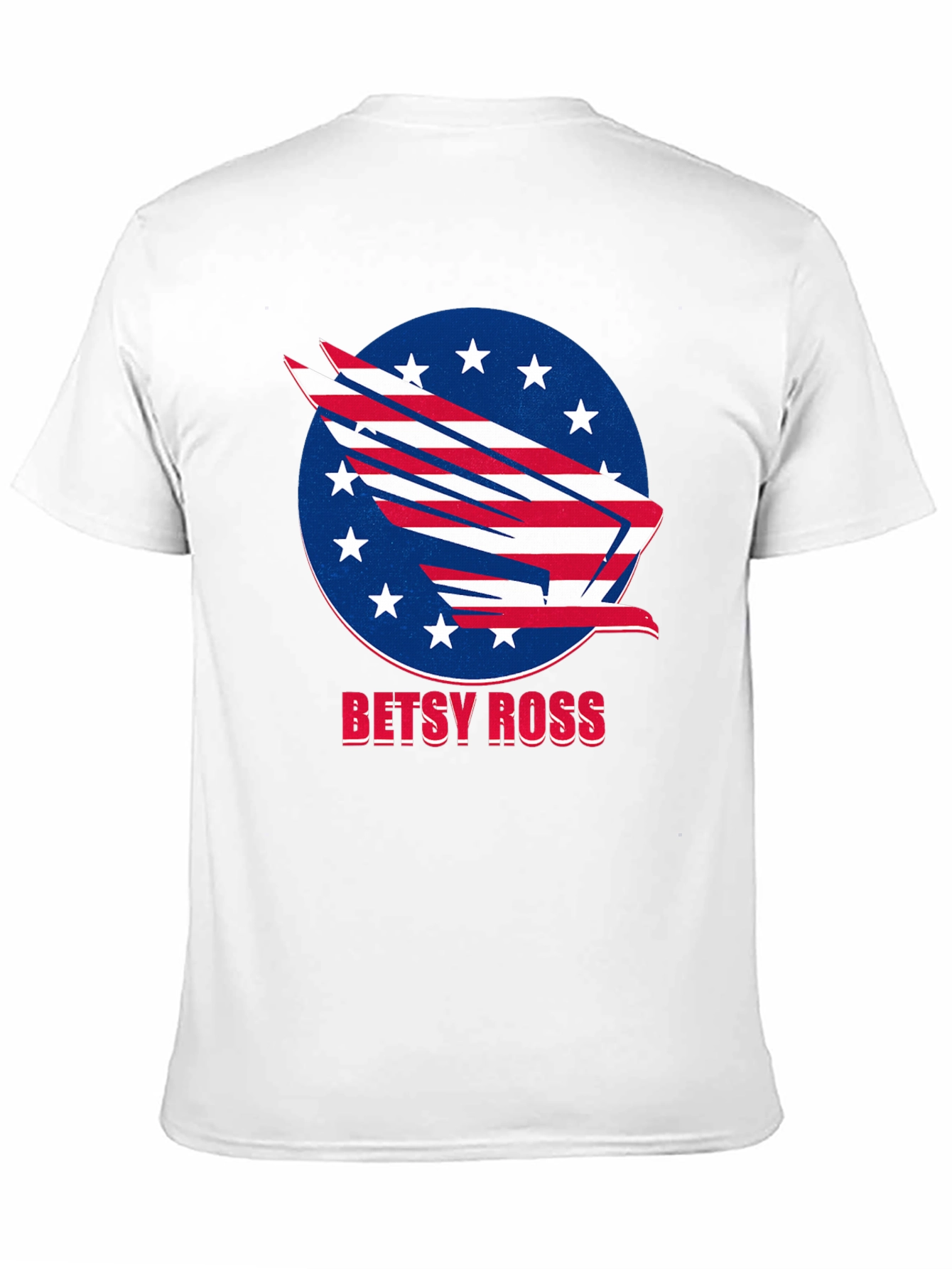 Betsy Ross American Flag Patriotic Eagle T-Shirt
