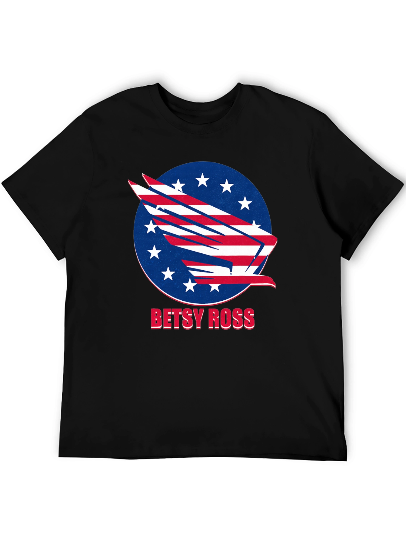 Betsy Ross American Flag Patriotic Eagle T-Shirt