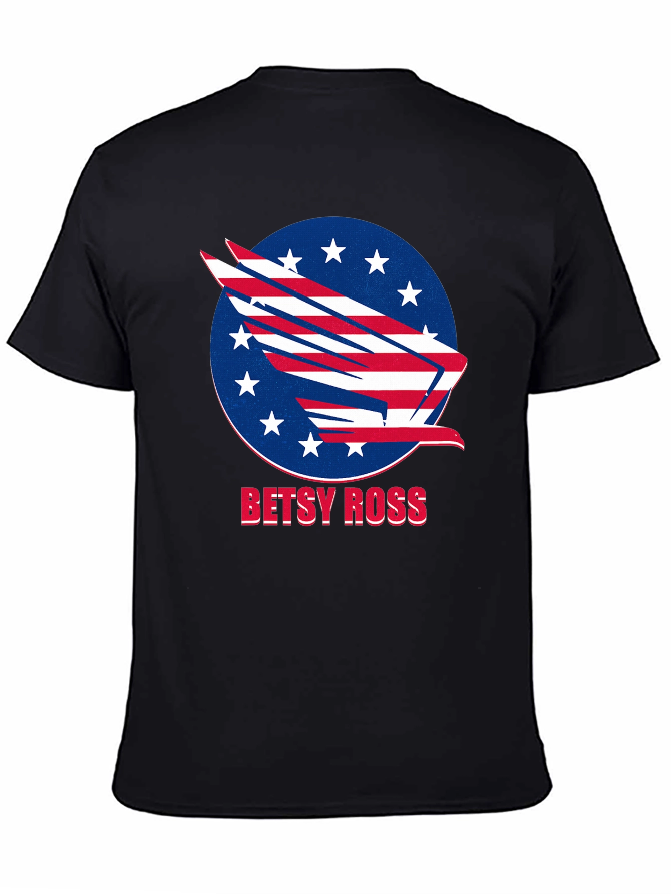 Betsy Ross American Flag Patriotic Eagle T-Shirt