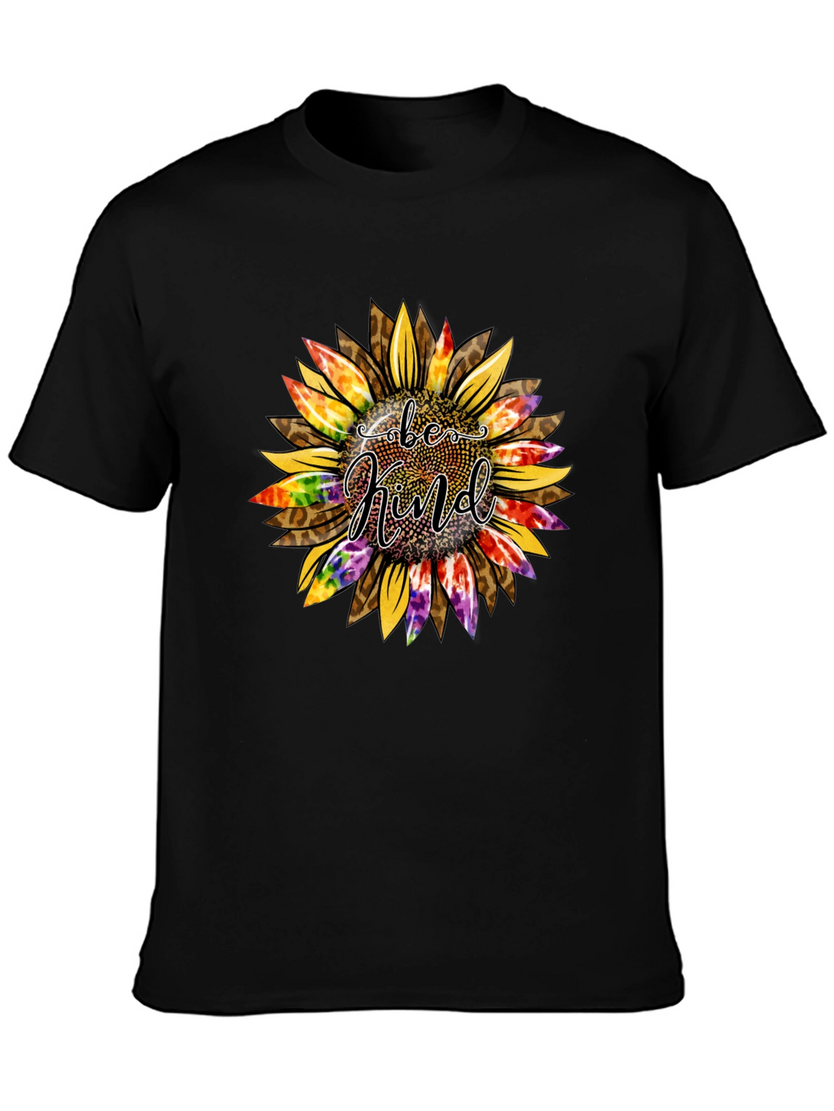 Be Kind Sunflower Graphic Tee - Trendy Casual Top