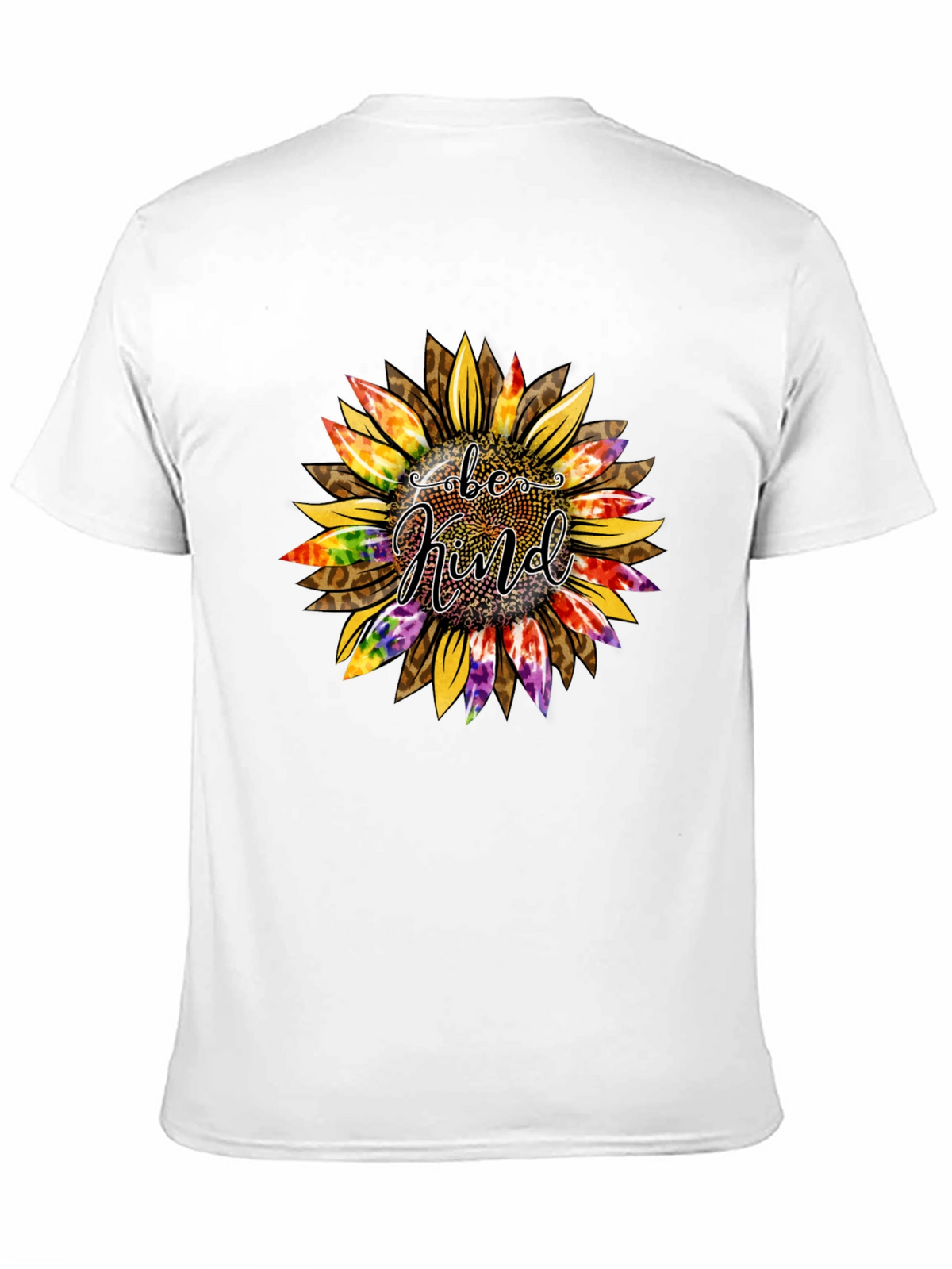 Be Kind Sunflower Graphic Tee - Trendy Casual Top