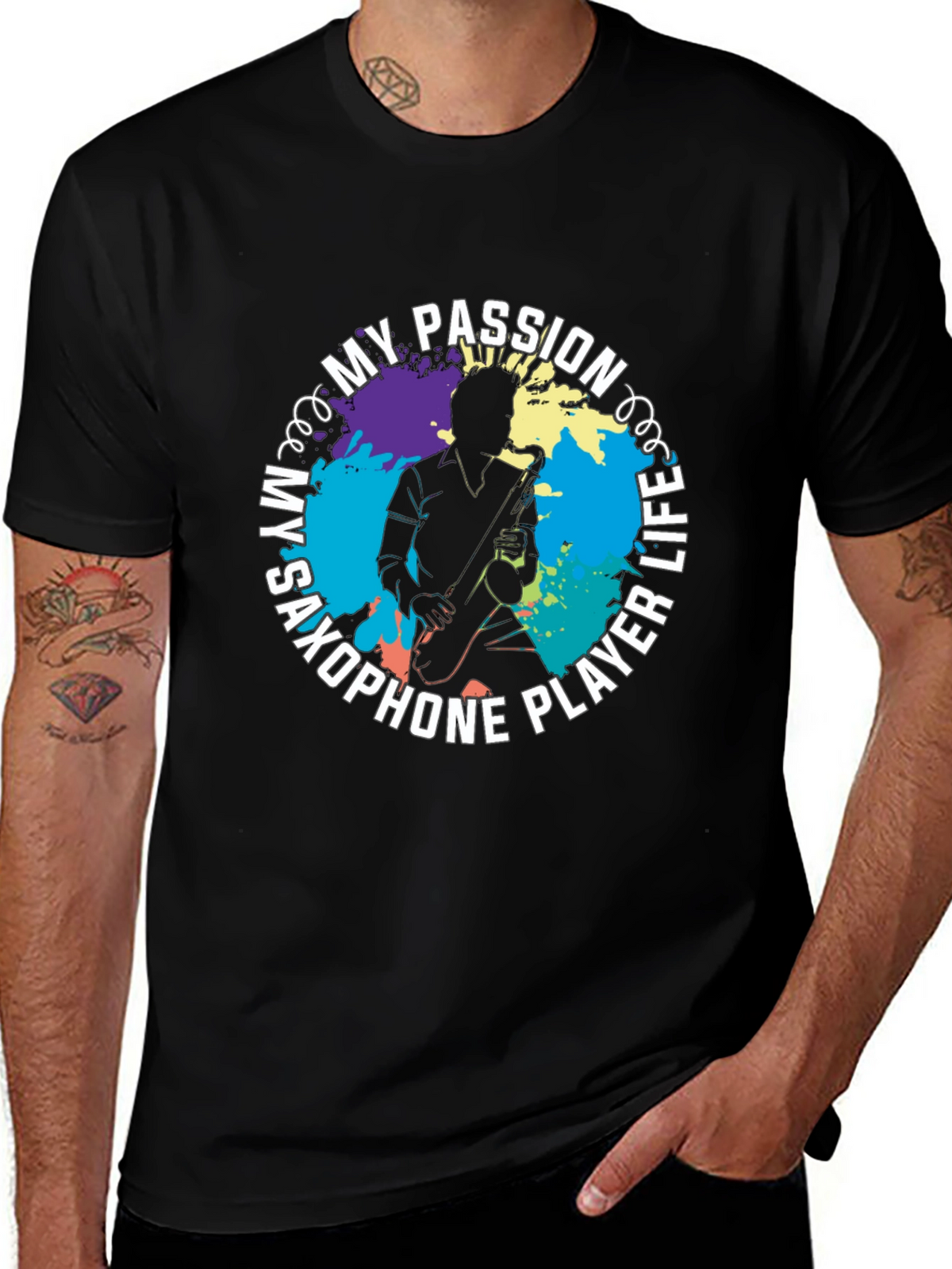 My Saxophone Player Life Graphic T-Shirt