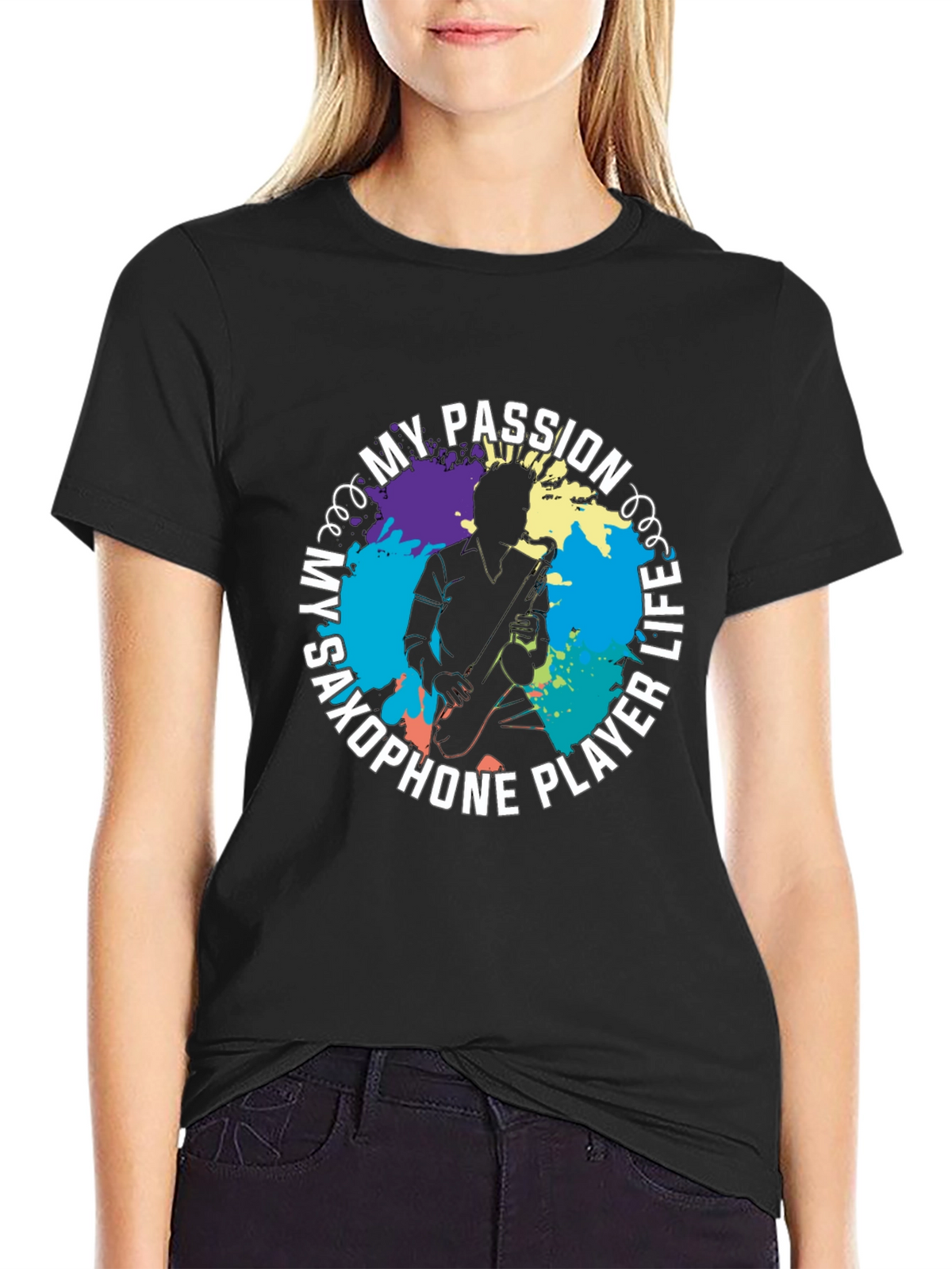My Saxophone Player Life Graphic T-Shirt