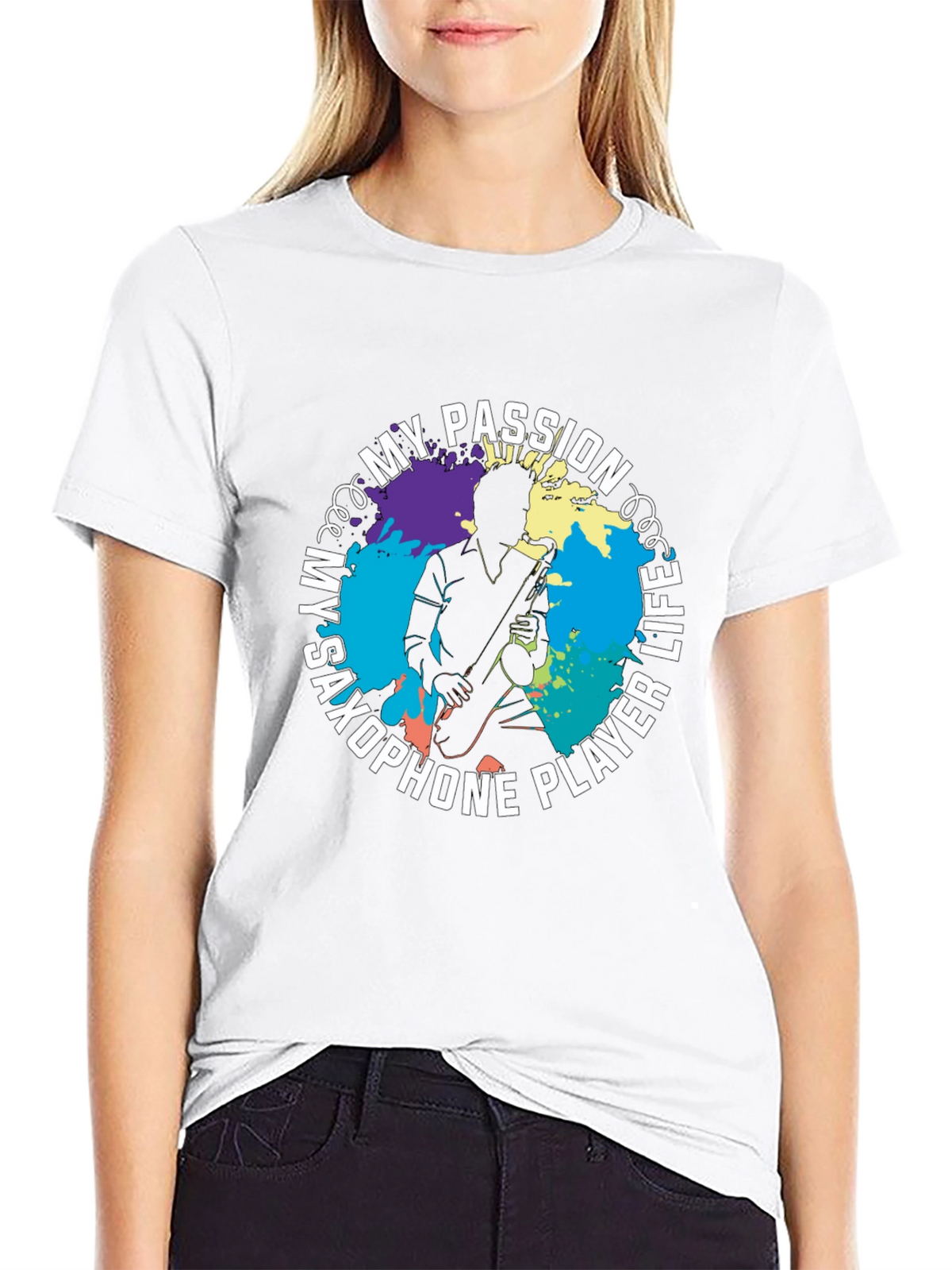 My Saxophone Player Life Graphic T-Shirt