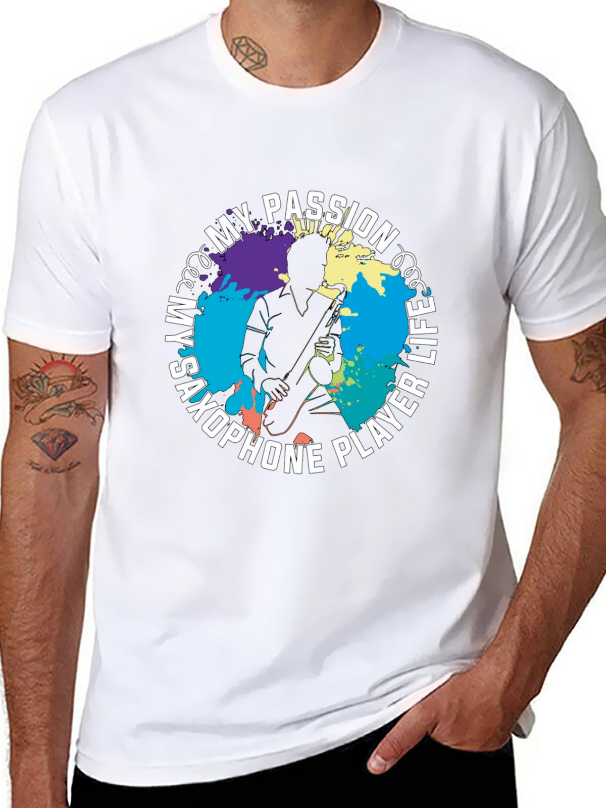 My Saxophone Player Life Graphic T-Shirt