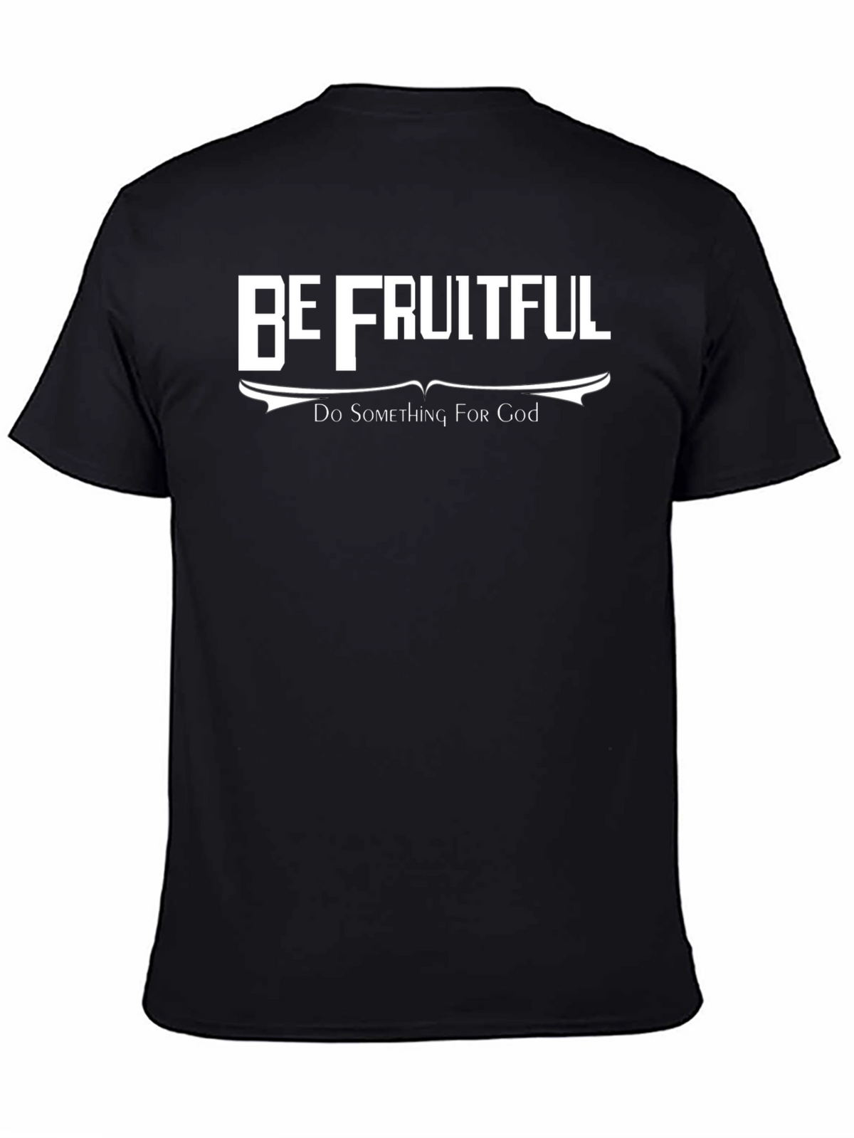 Be Fruitful Christian T-Shirt - Black