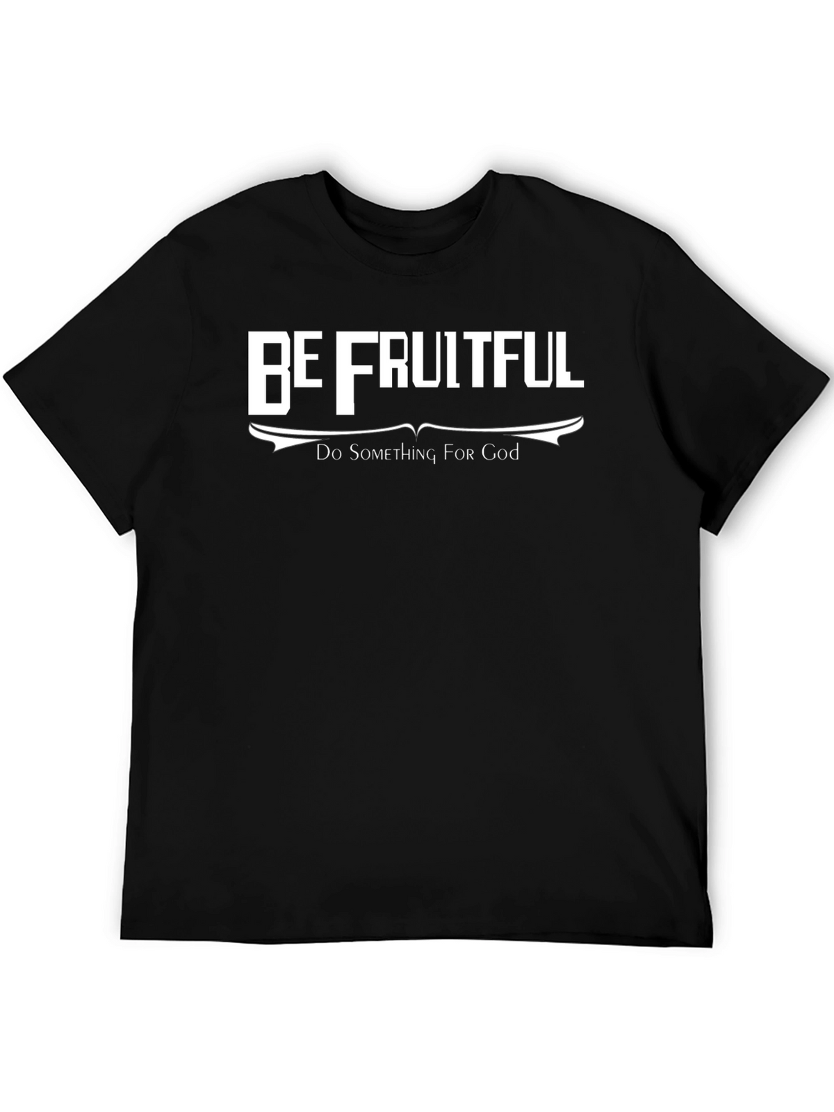 Be Fruitful Christian T-Shirt - Black