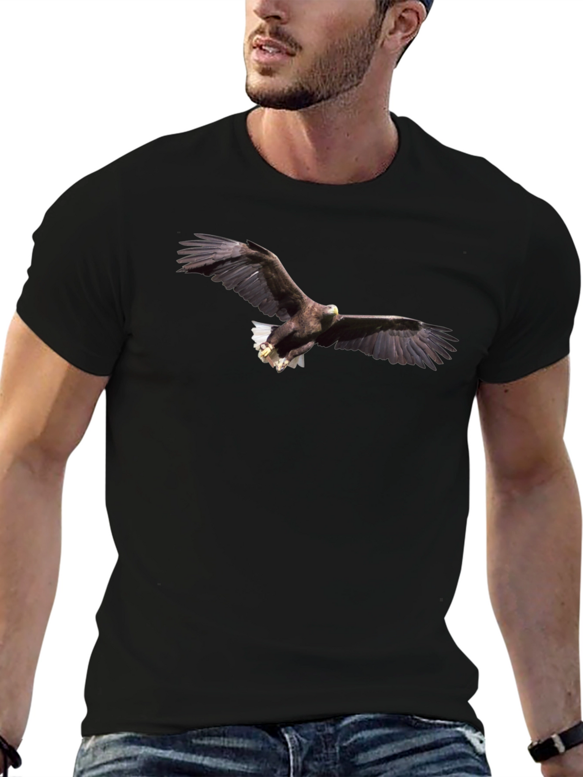 Eagle Graphic Black T-Shirt
