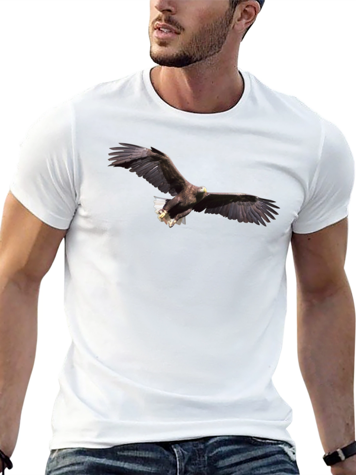 Eagle Graphic Black T-Shirt