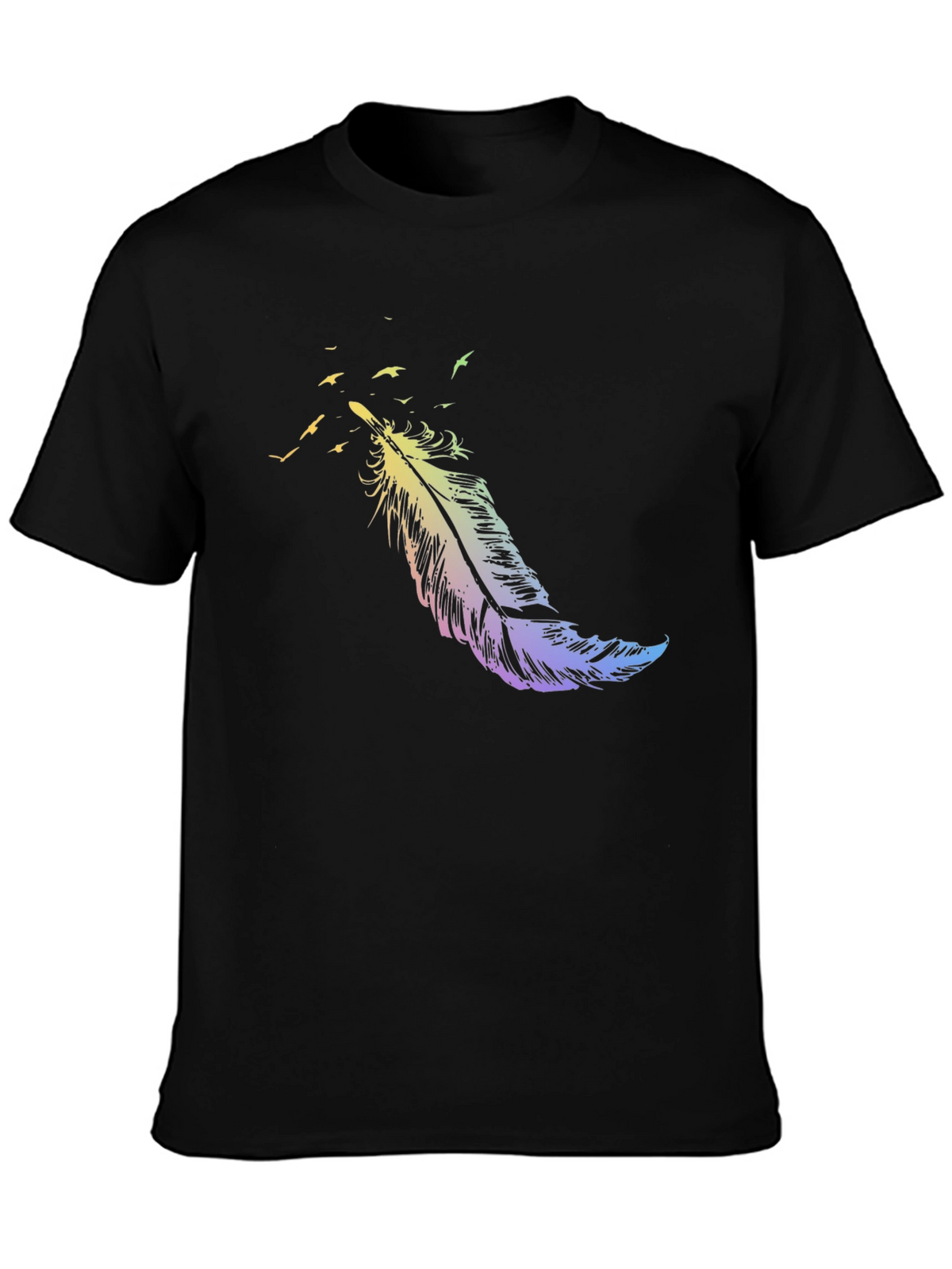 Feather Flight Graphic Print T-Shirt
