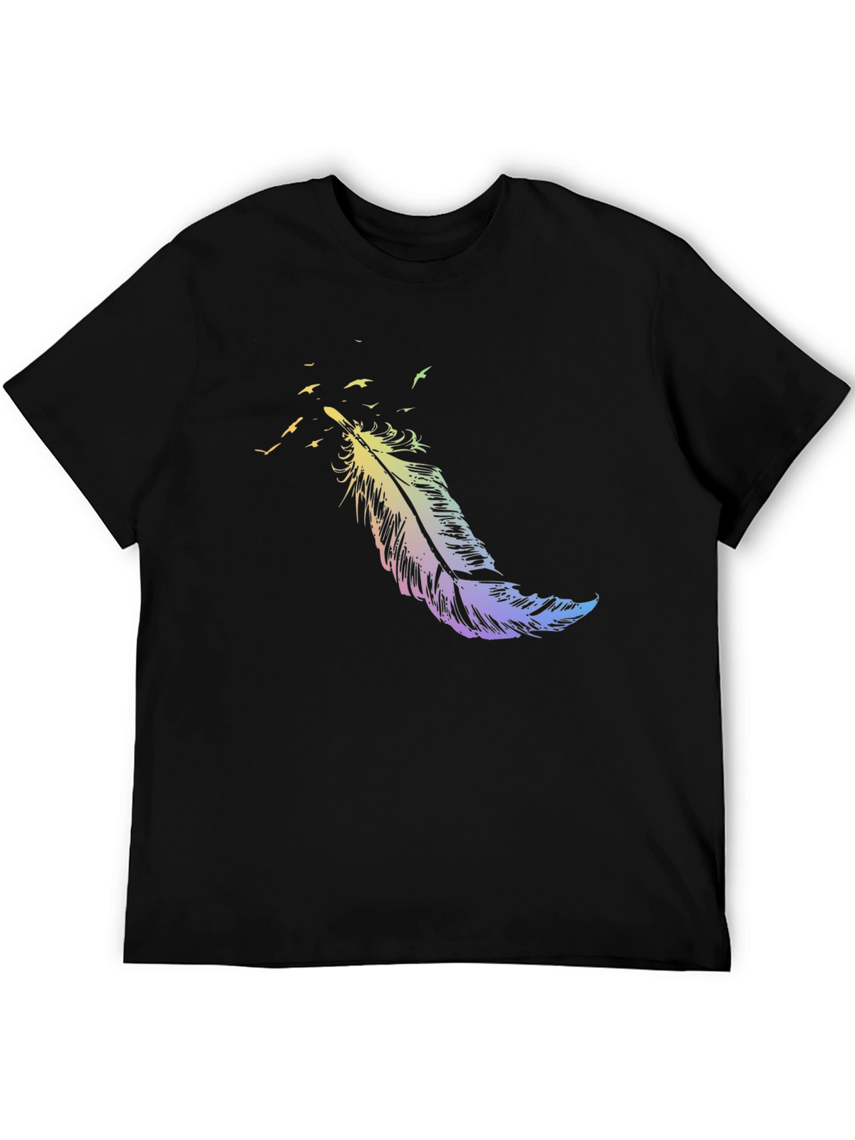 Feather Flight Graphic Print T-Shirt