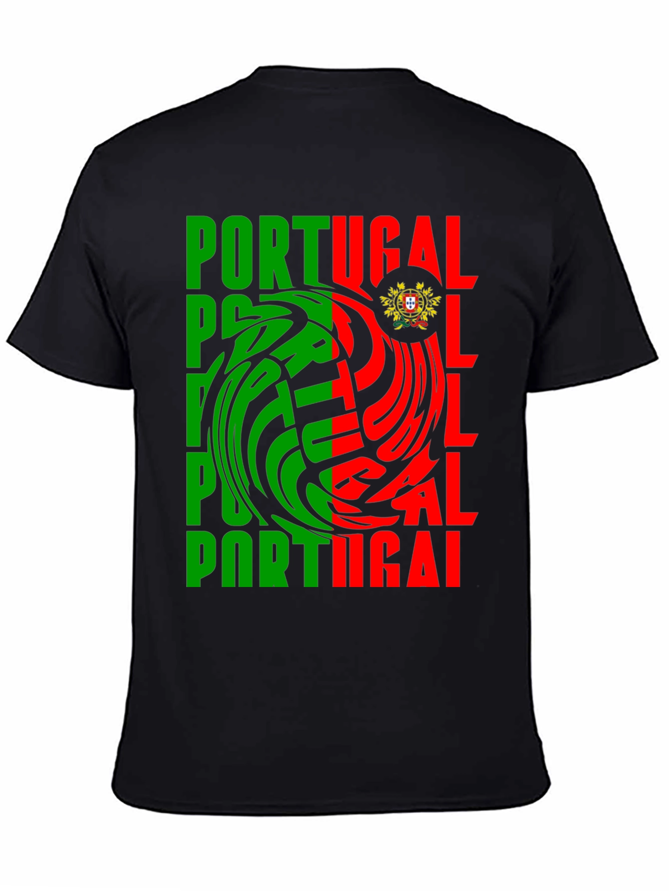 Portugal Flag Graphic Print Tee