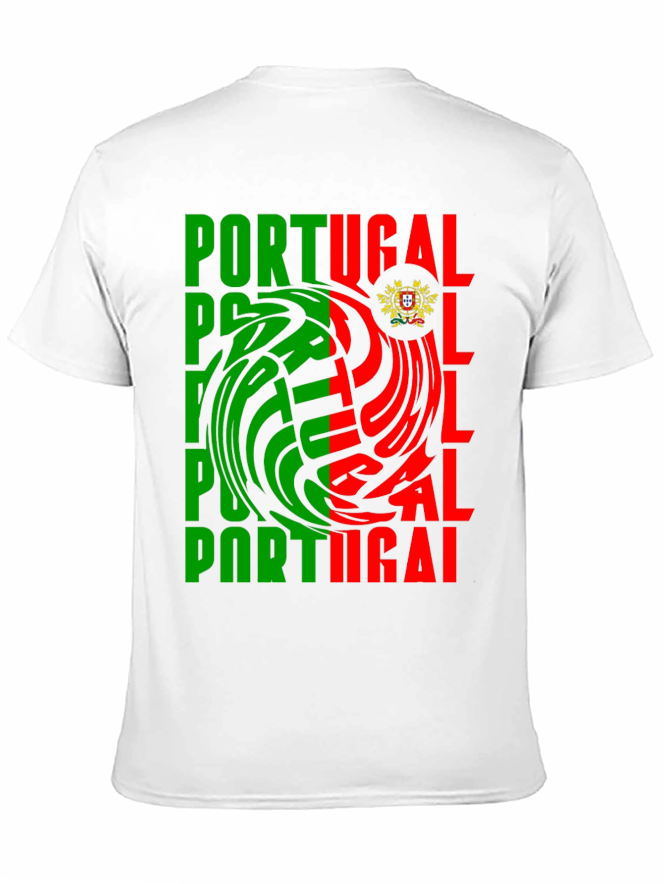 Portugal Flag Graphic Print Tee