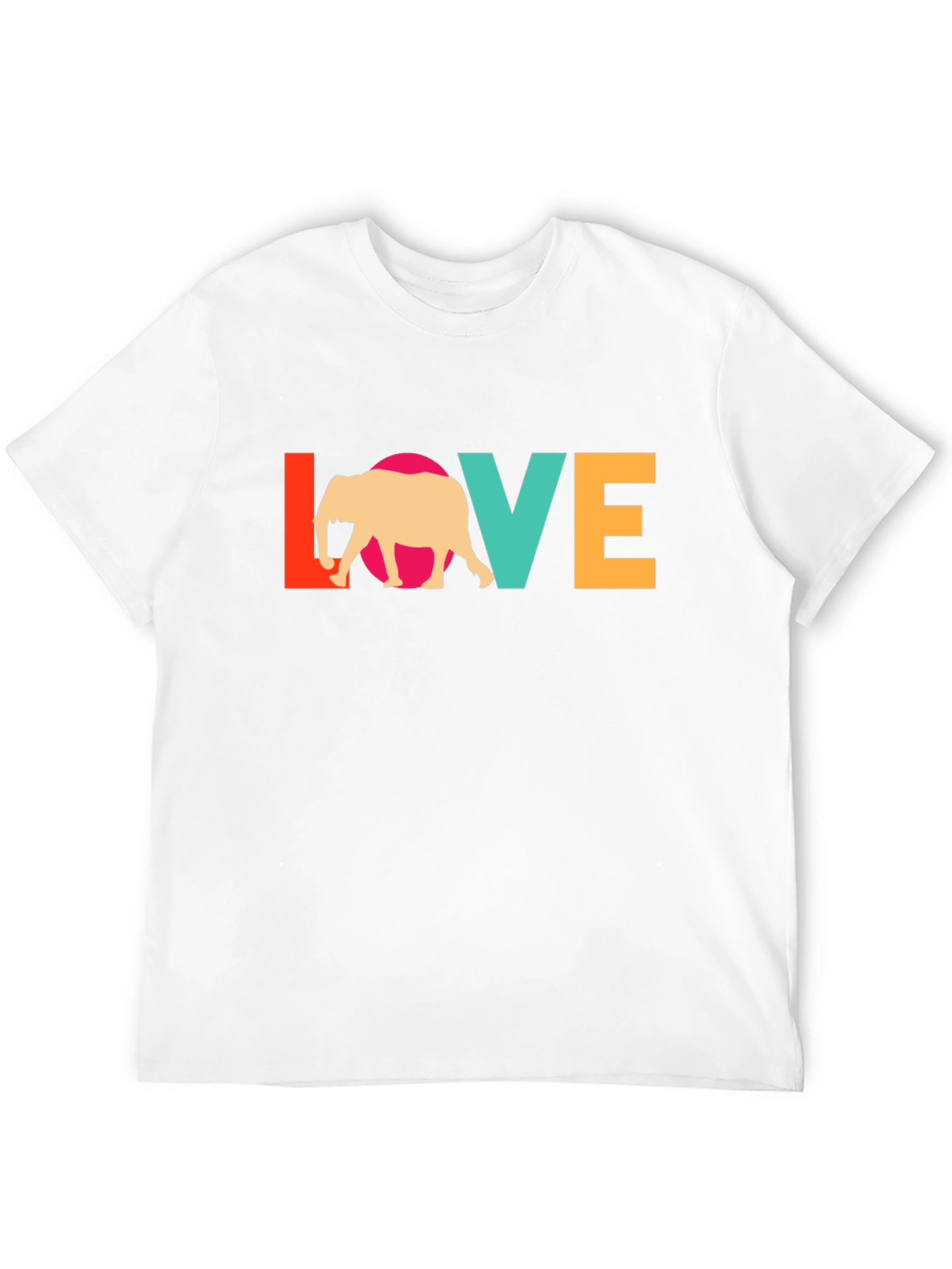 Elephant Love Graphic Tee - Stylish Comfort