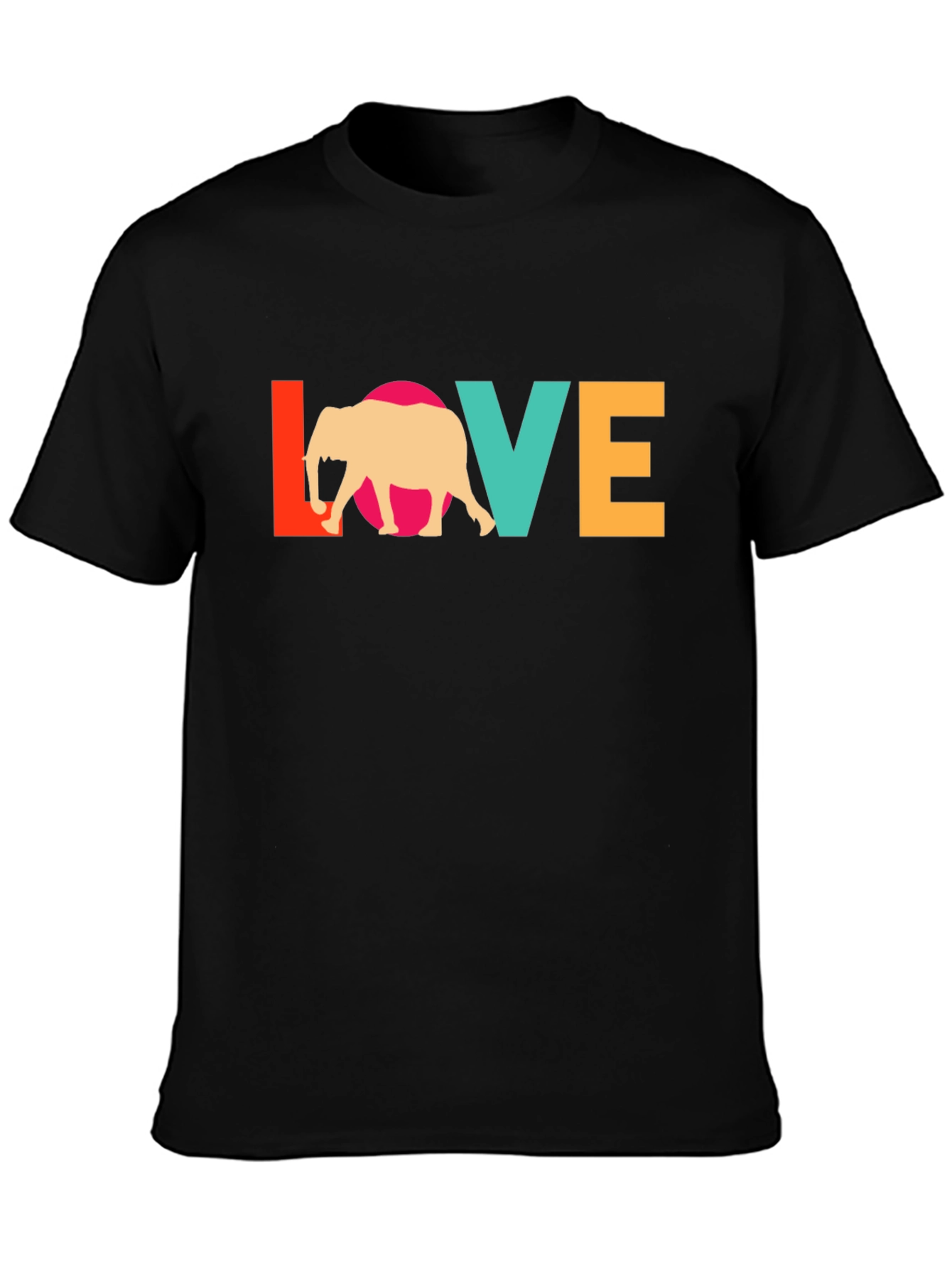 Elephant Love Graphic Tee - Stylish Comfort