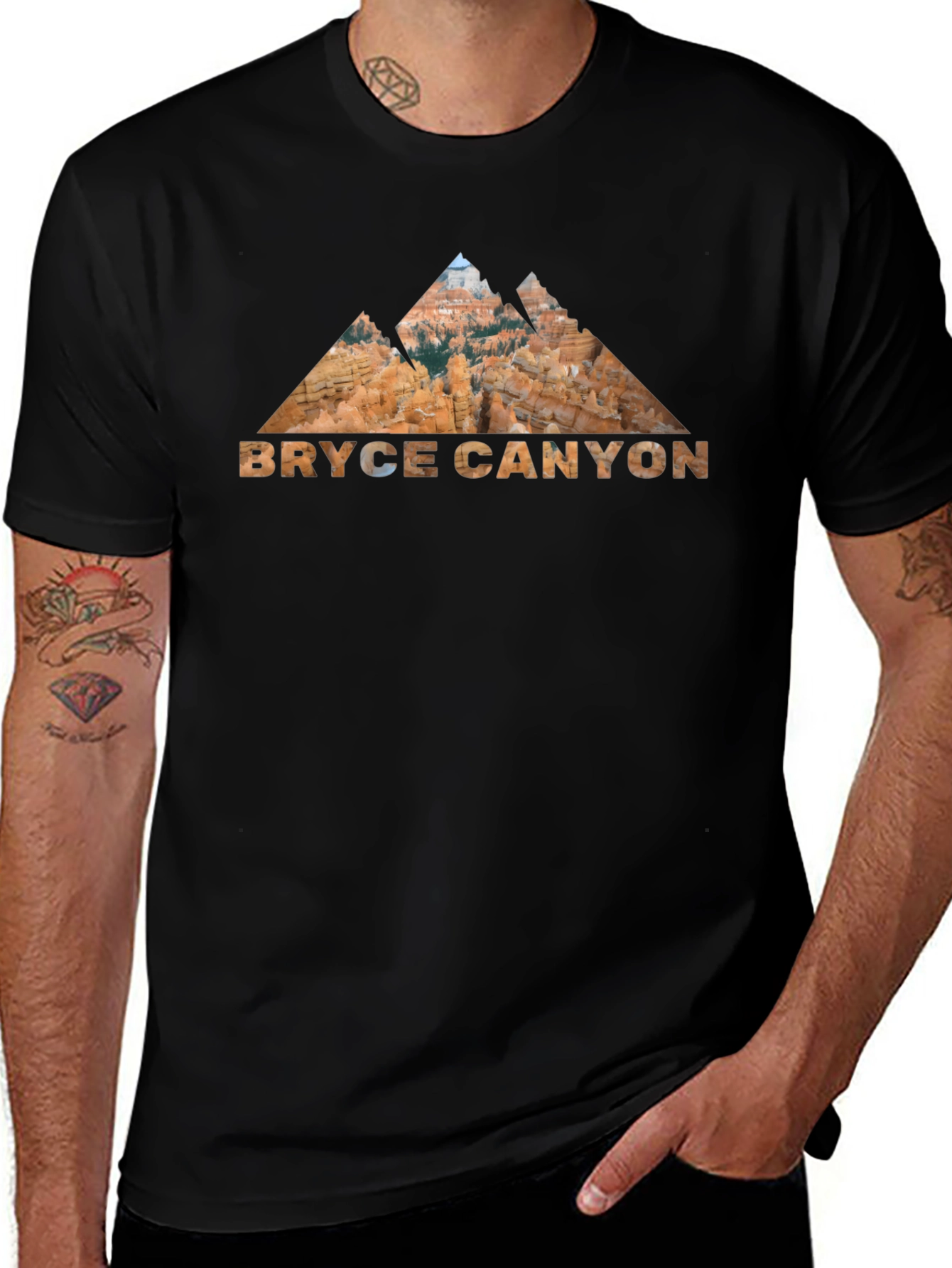 Bryce Canyon Graphic T-Shirt - Black