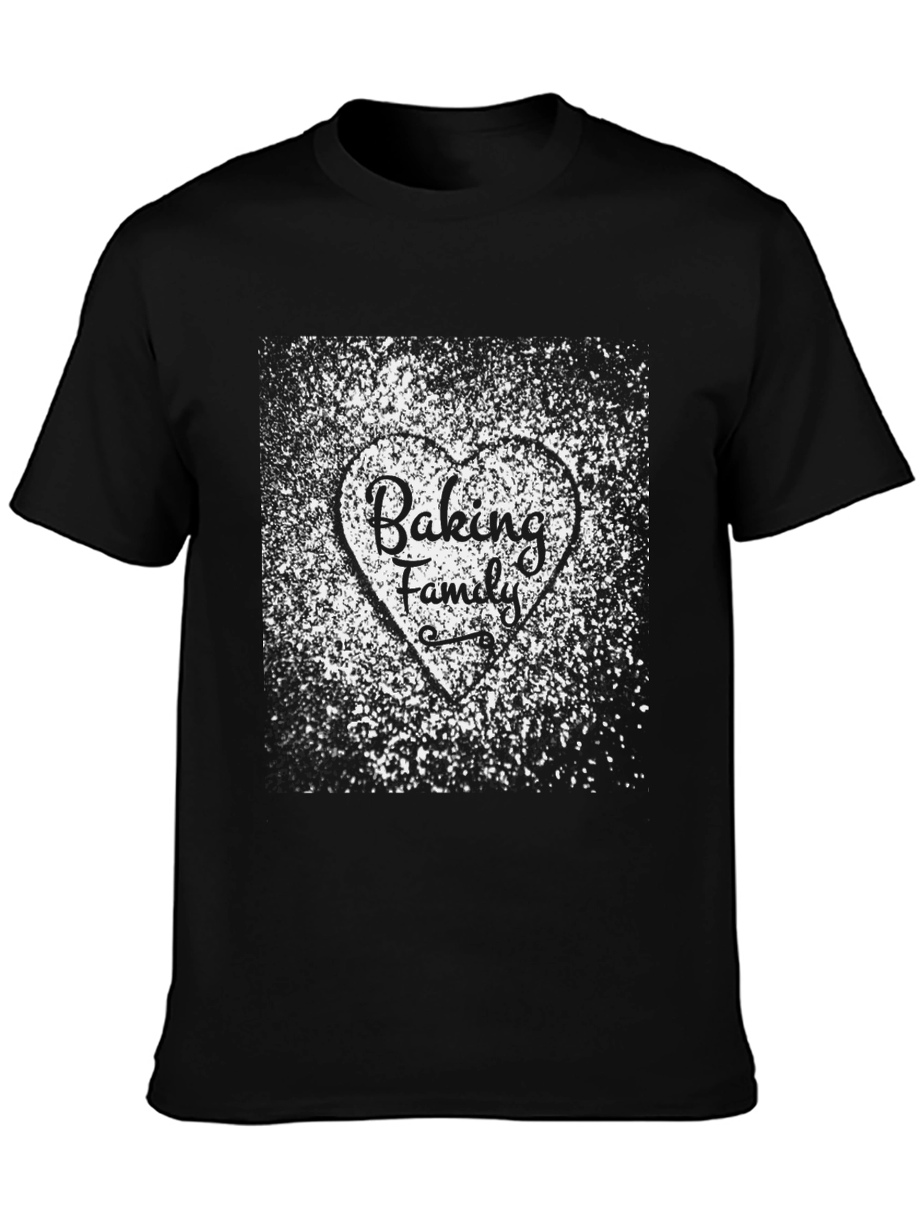 Baking Family T-Shirt - Heart Flour Design