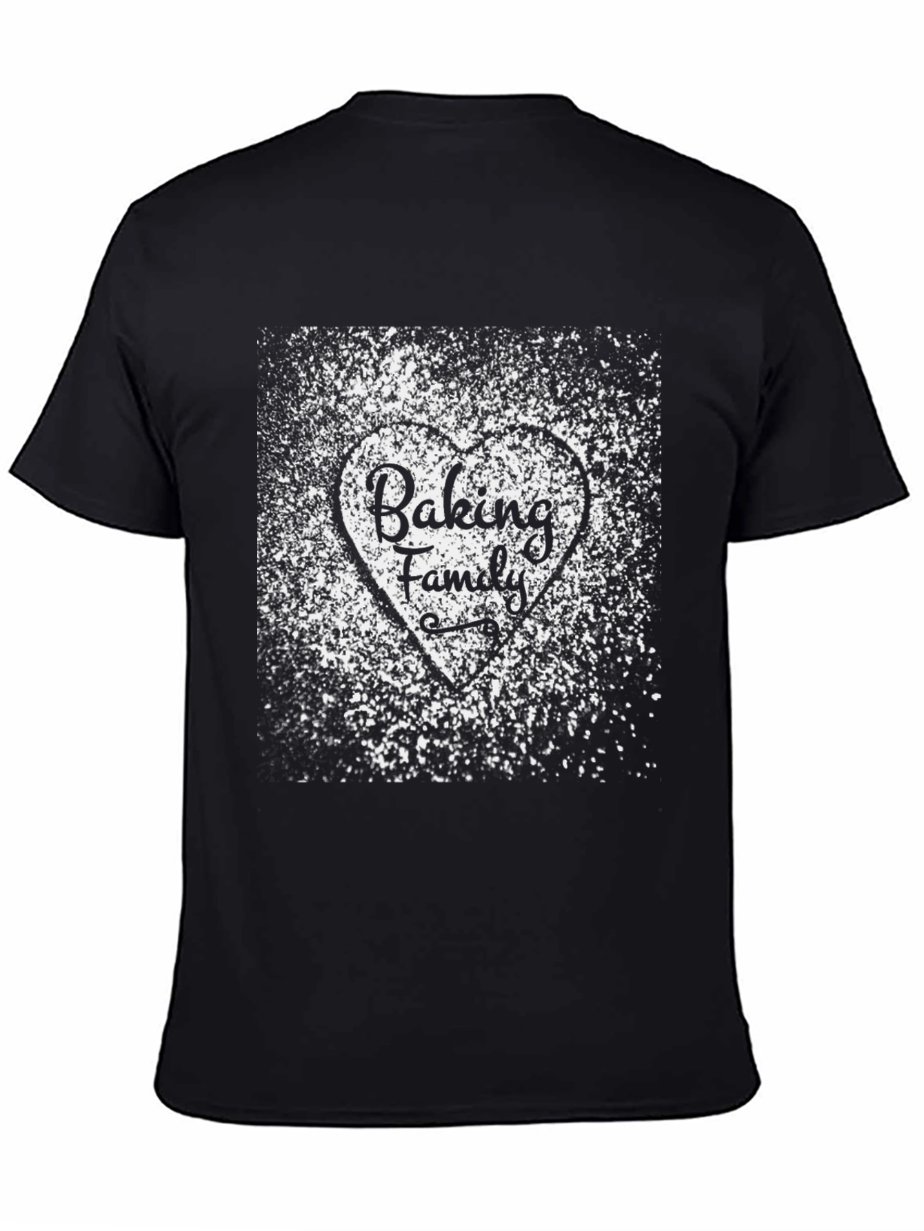 Baking Family T-Shirt - Heart Flour Design