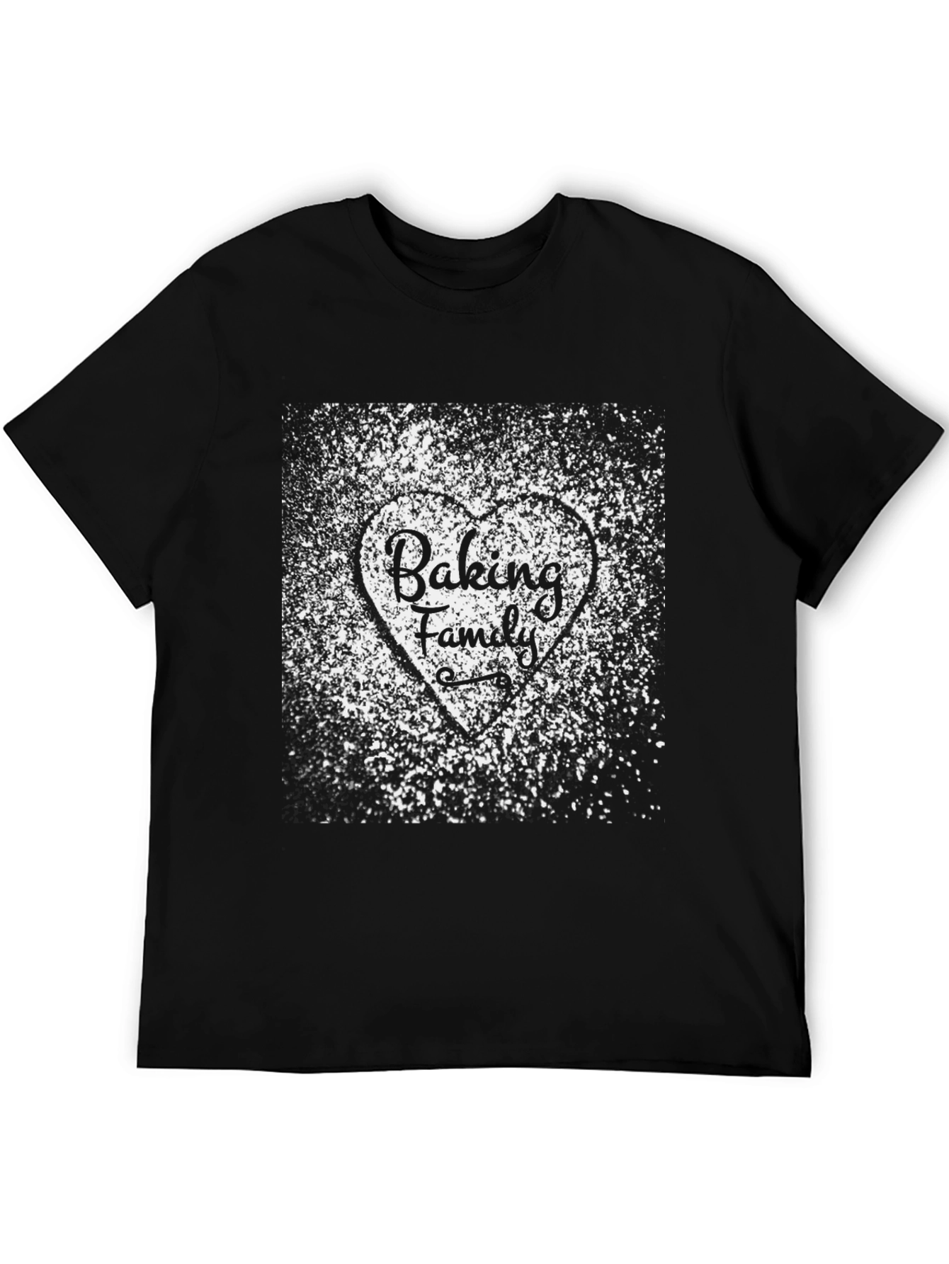 Baking Family T-Shirt - Heart Flour Design