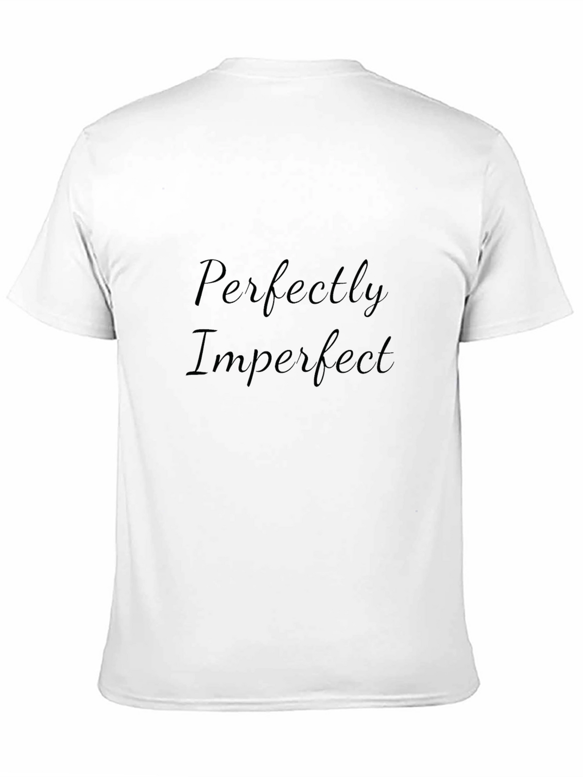 Perfectly Imperfect Black Graphic Tee