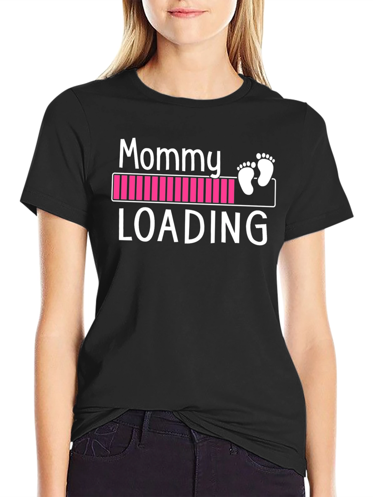 Mommy Loading Pregnancy T-Shirt