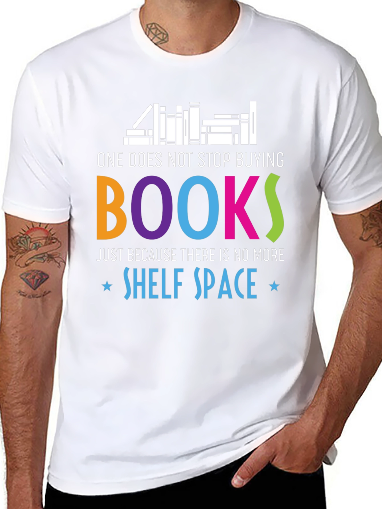 Book Lovers T-Shirt - Shelf Space