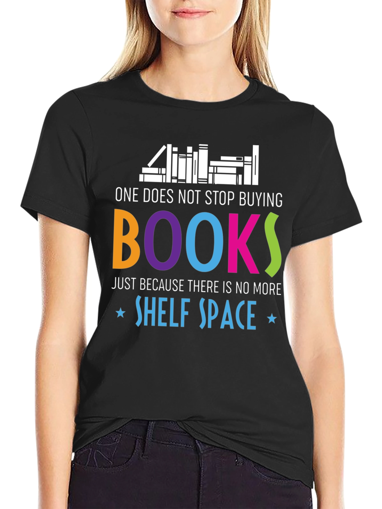 Book Lovers T-Shirt - Shelf Space