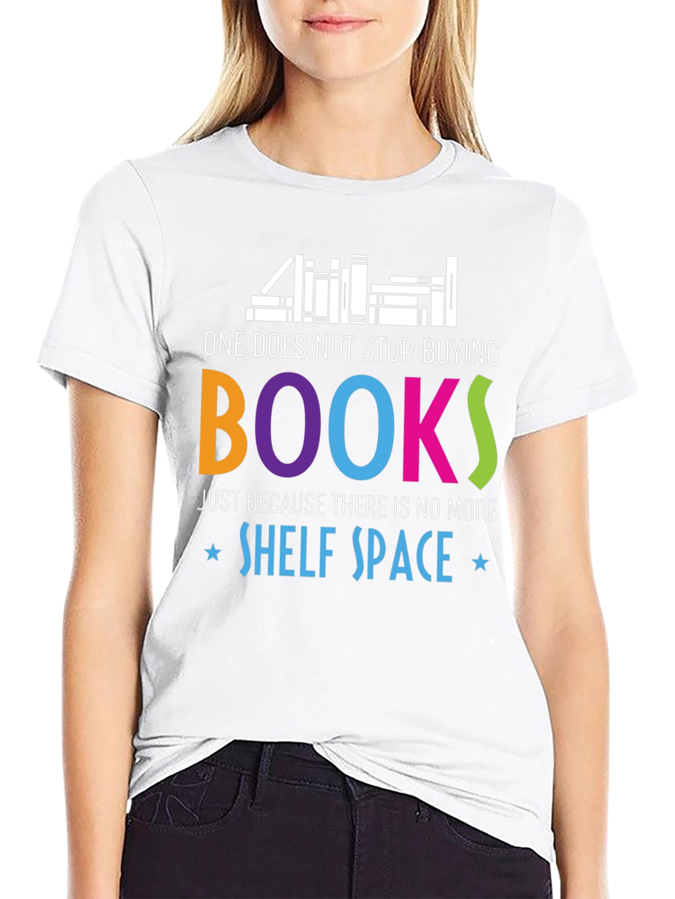 Book Lovers T-Shirt - Shelf Space