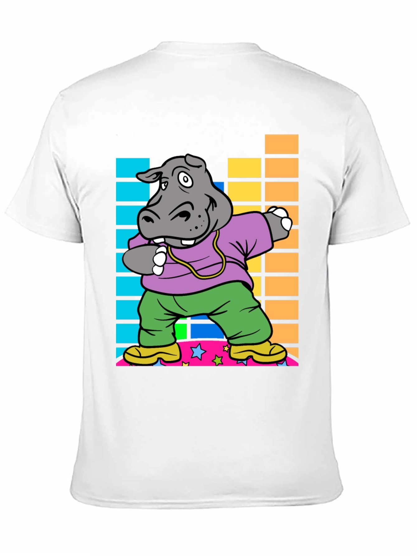 Dabbing Hippo Graphic Tee