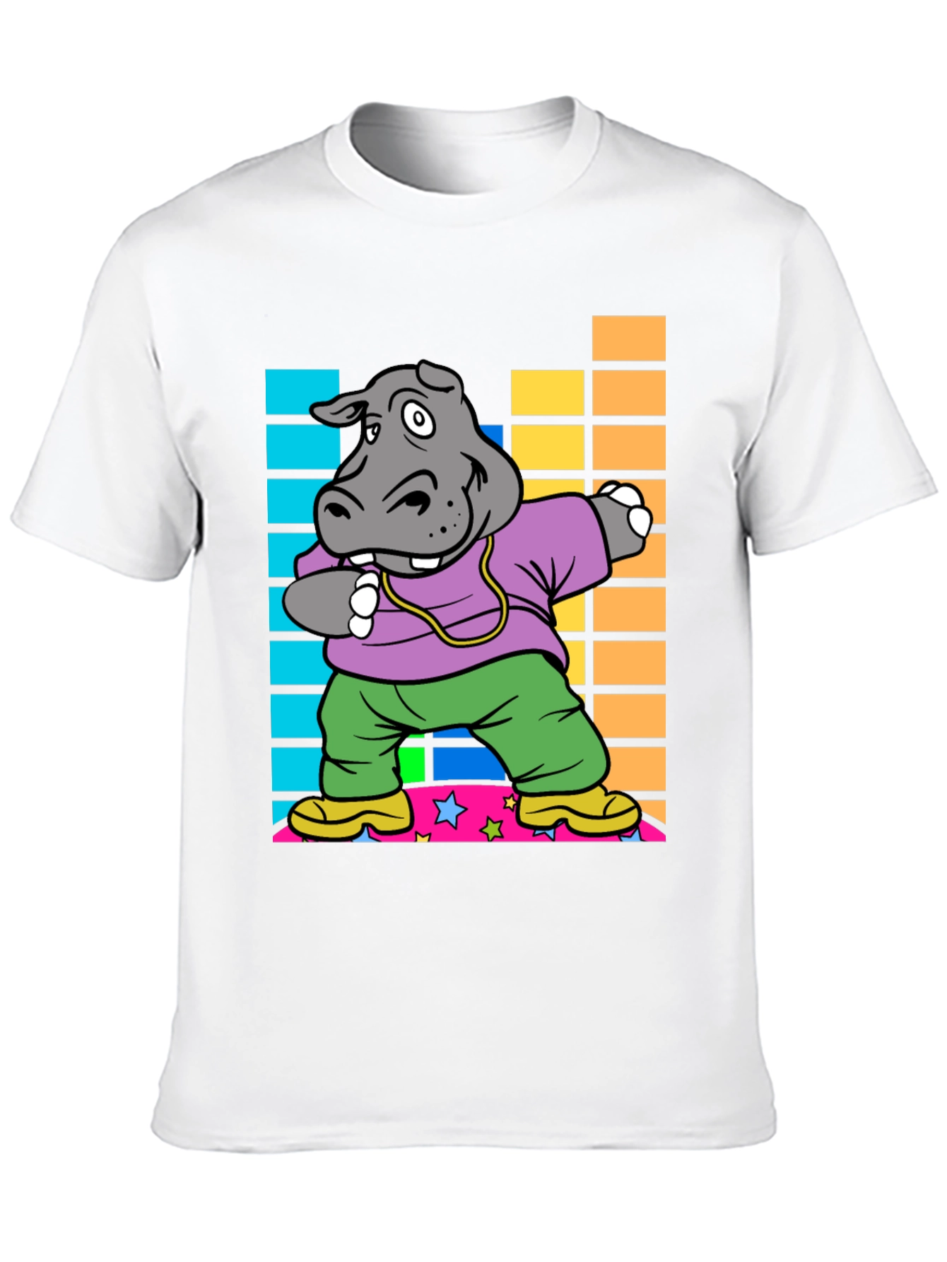 Dabbing Hippo Graphic Tee