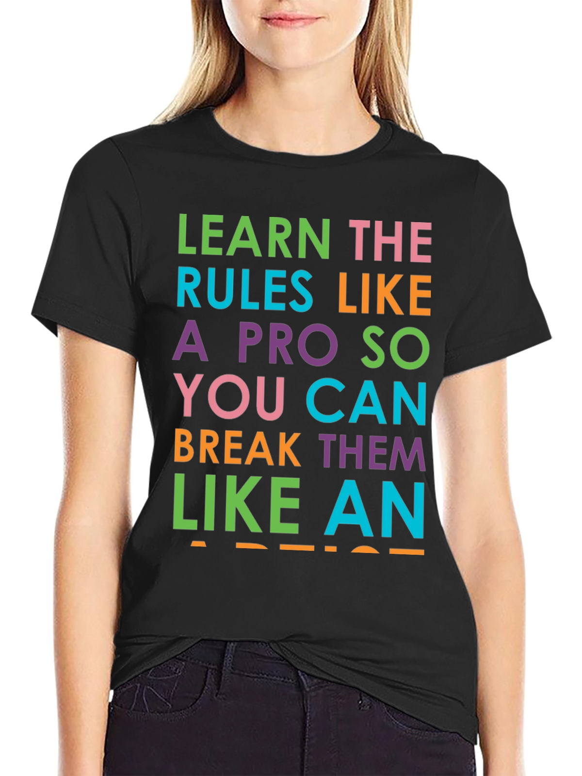 Learn the Rules Funny Graphic Tee