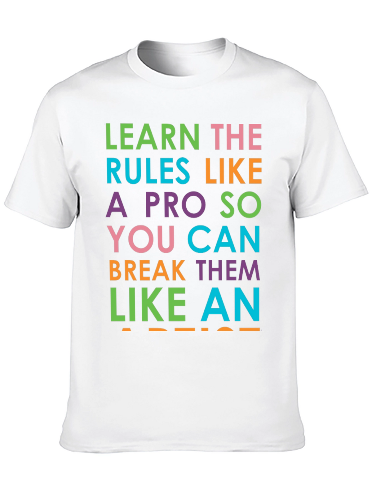 Learn the Rules Funny Graphic Tee