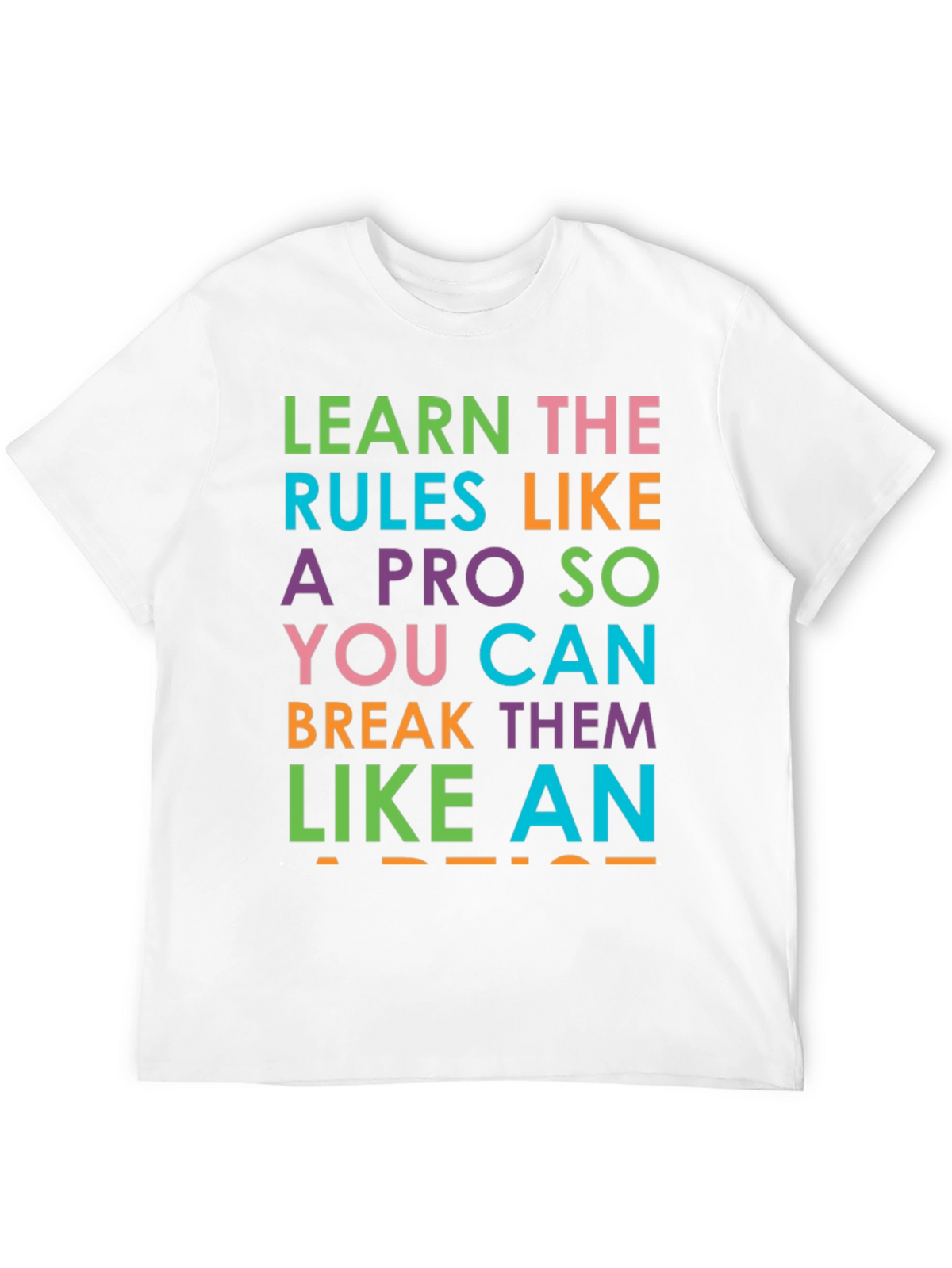 Learn the Rules Funny Graphic Tee