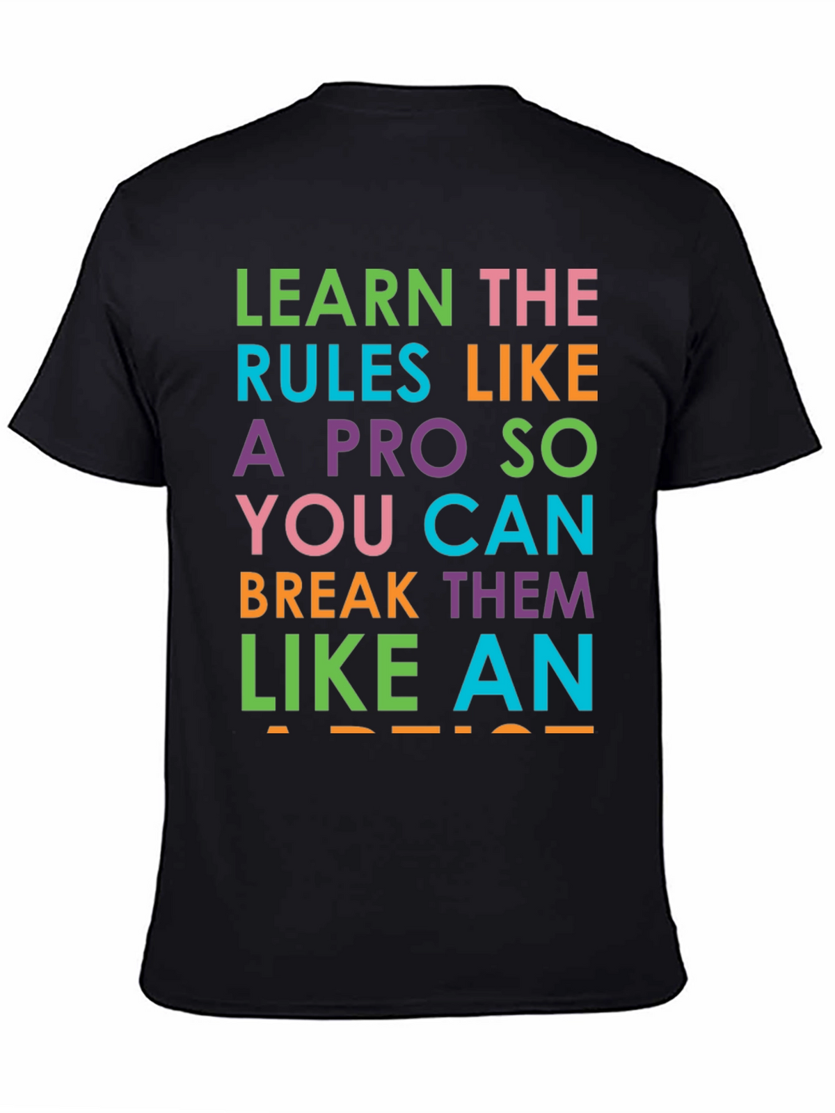Learn the Rules Funny Graphic Tee