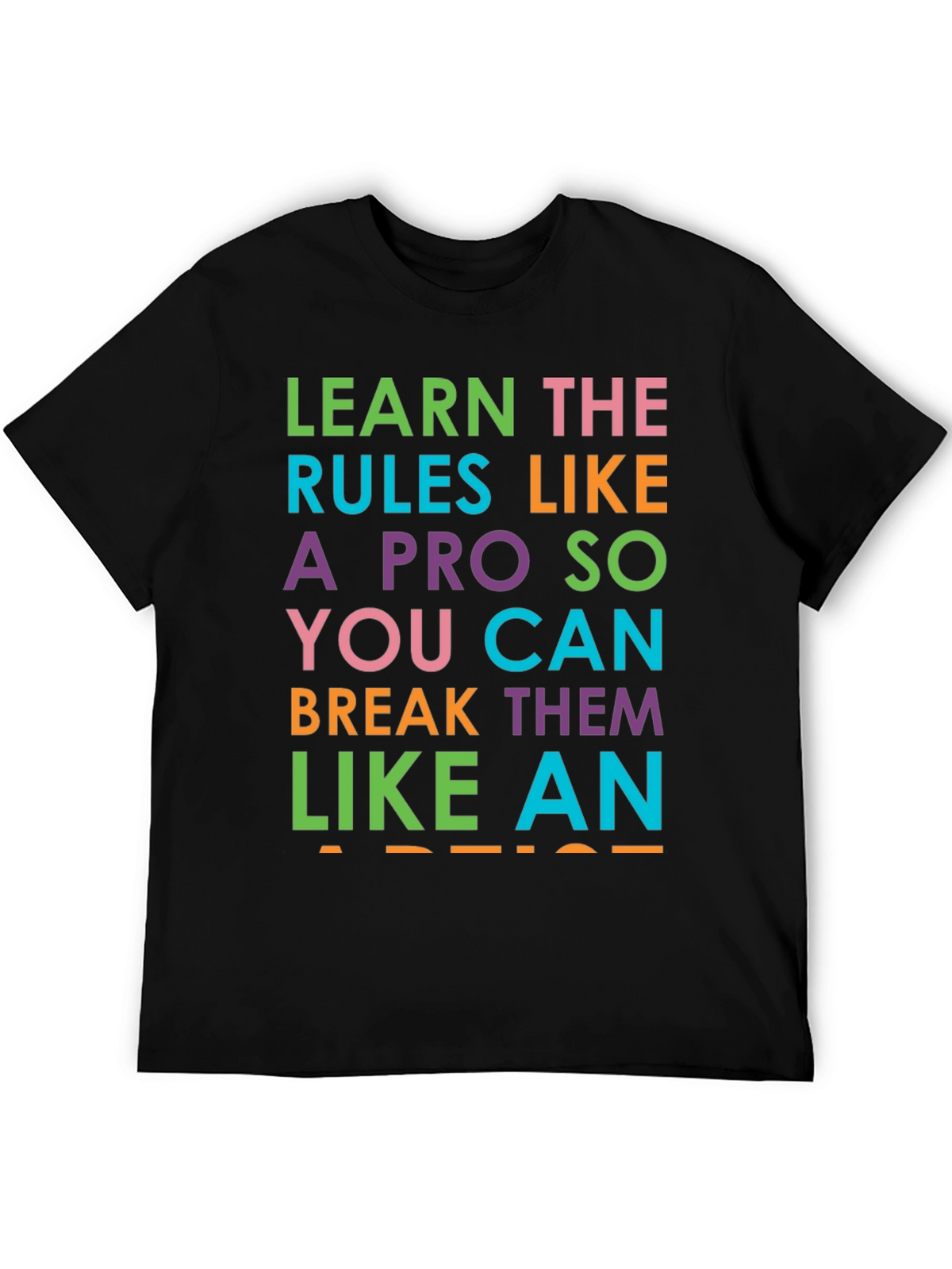 Learn the Rules Funny Graphic Tee