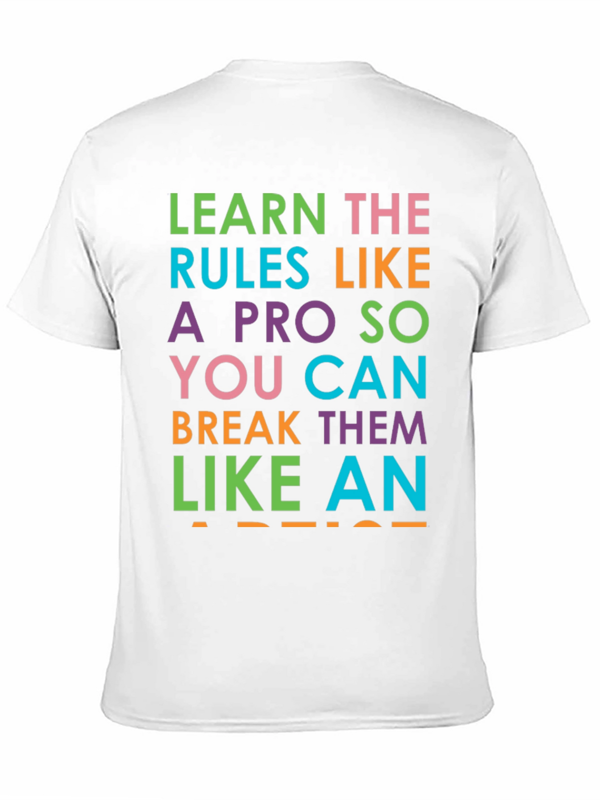 Learn the Rules Funny Graphic Tee