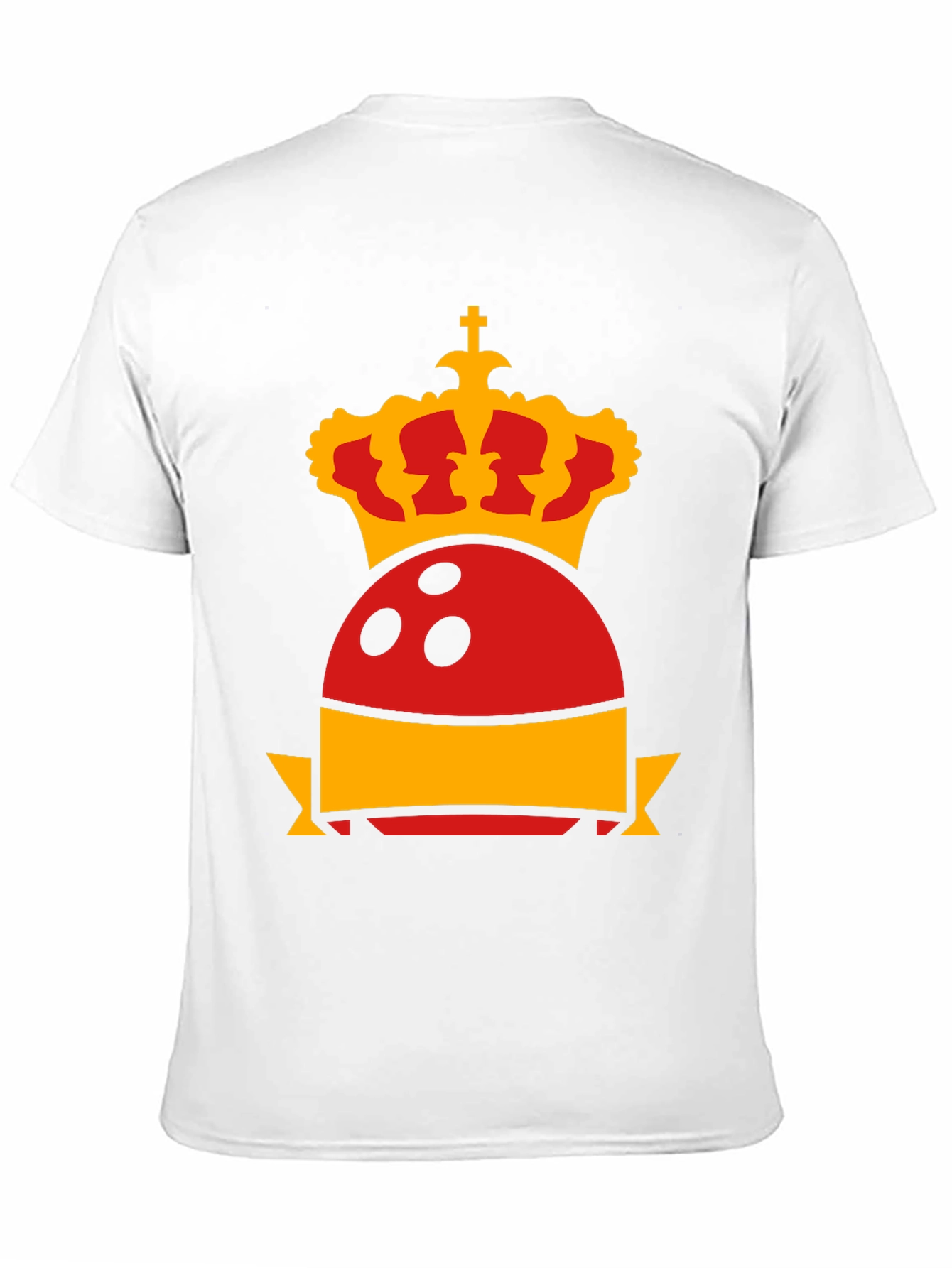 Royal Bowling T-Shirt - Crown & Bowling Ball Graphic