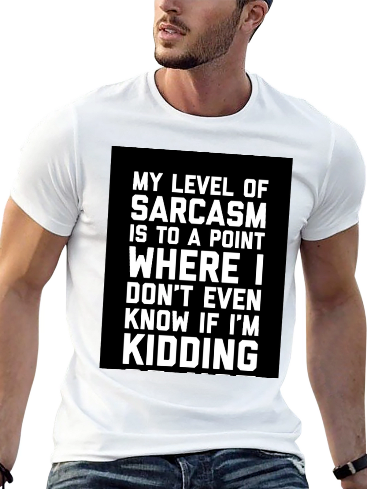 Sarcastic Humor T-Shirt: Kidding? Graphic Tee